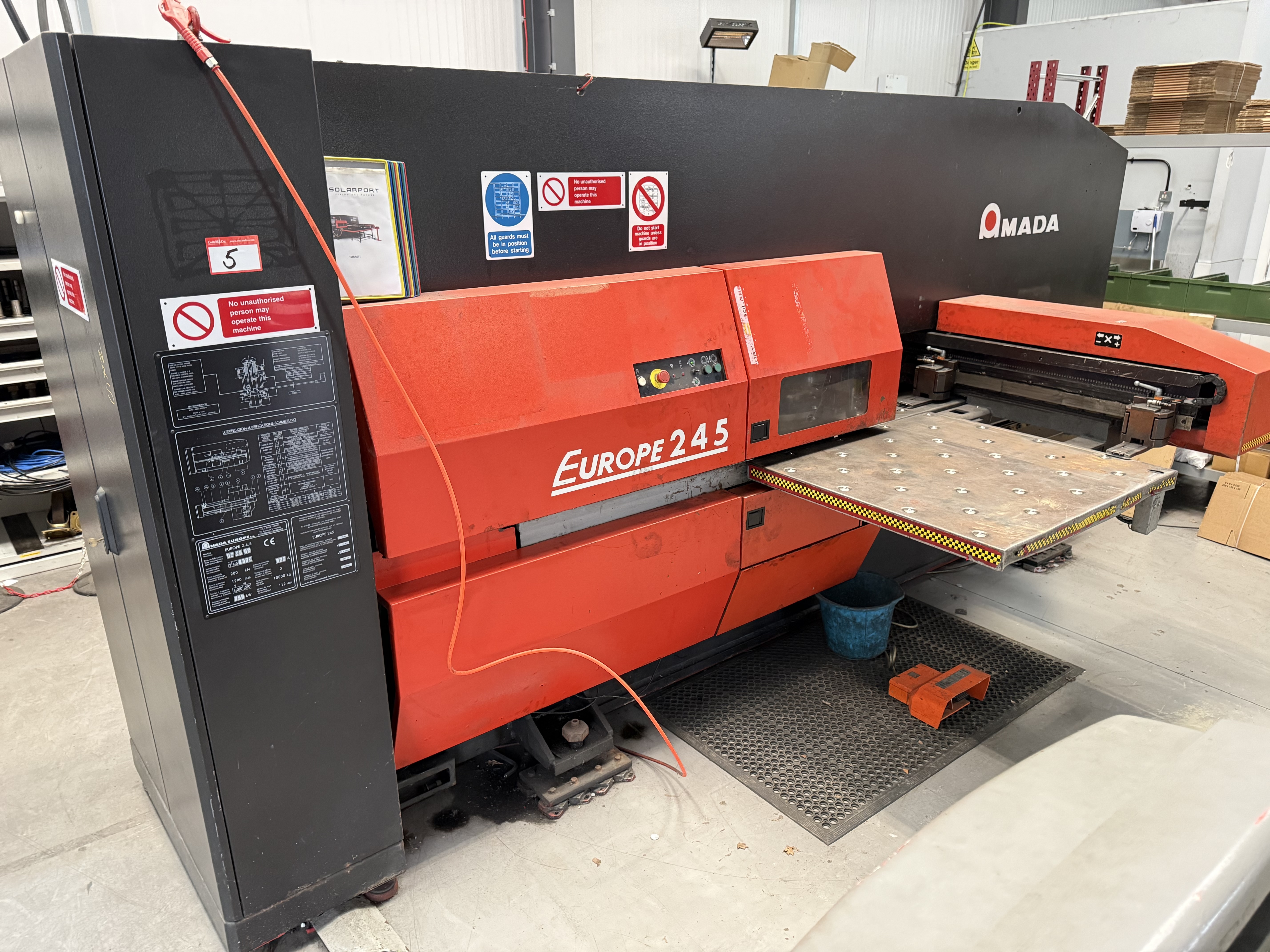 Amada Europe 245 CNC Turret Punch (1999)