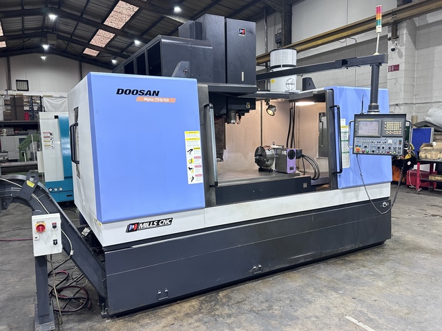 Doosan Mynx 750/50 4 Axis Vertical Machining Centre (2009)
