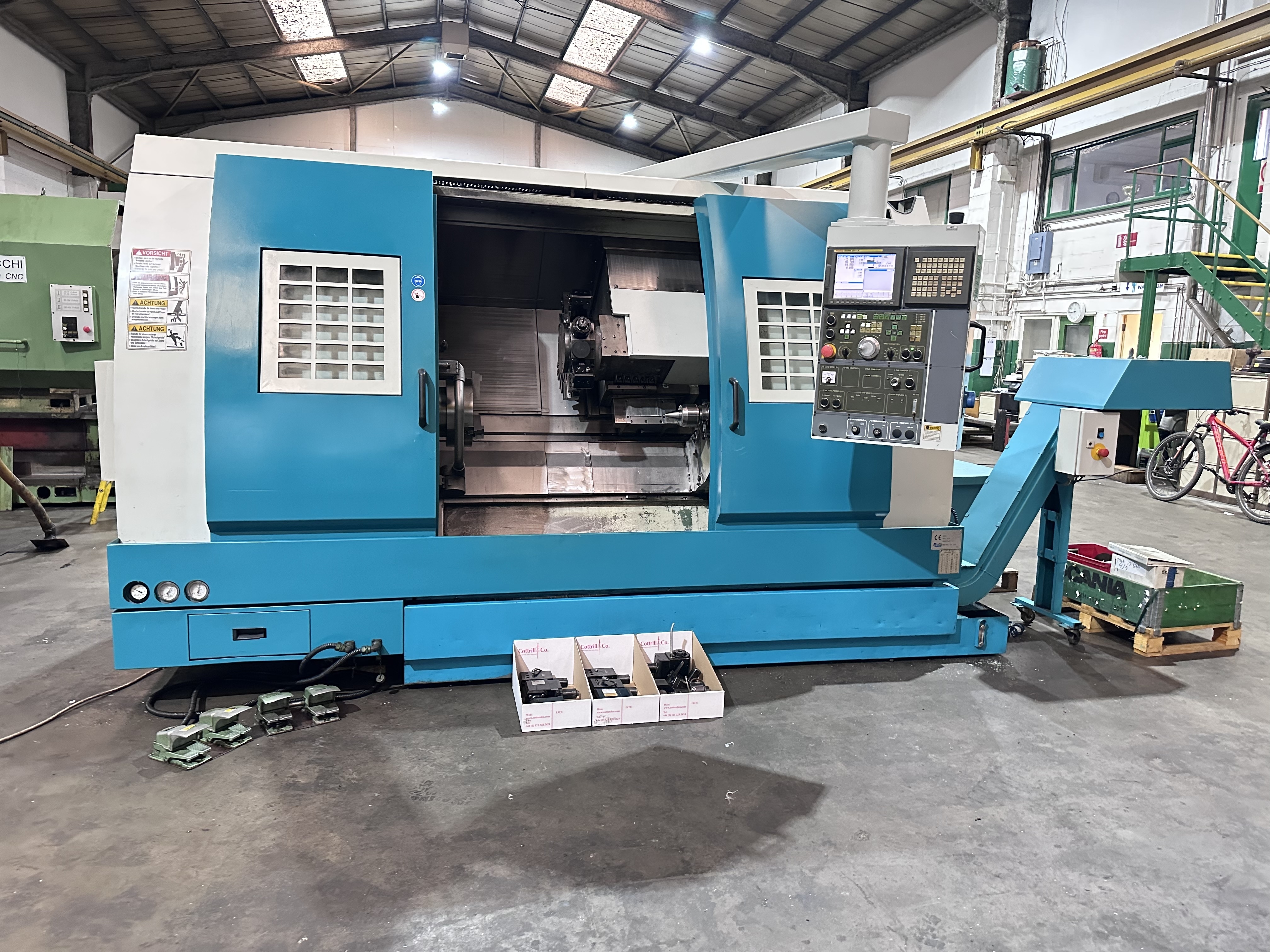 Doosan Mecatec S550LM Slant Bed CNC Lathe (2004)