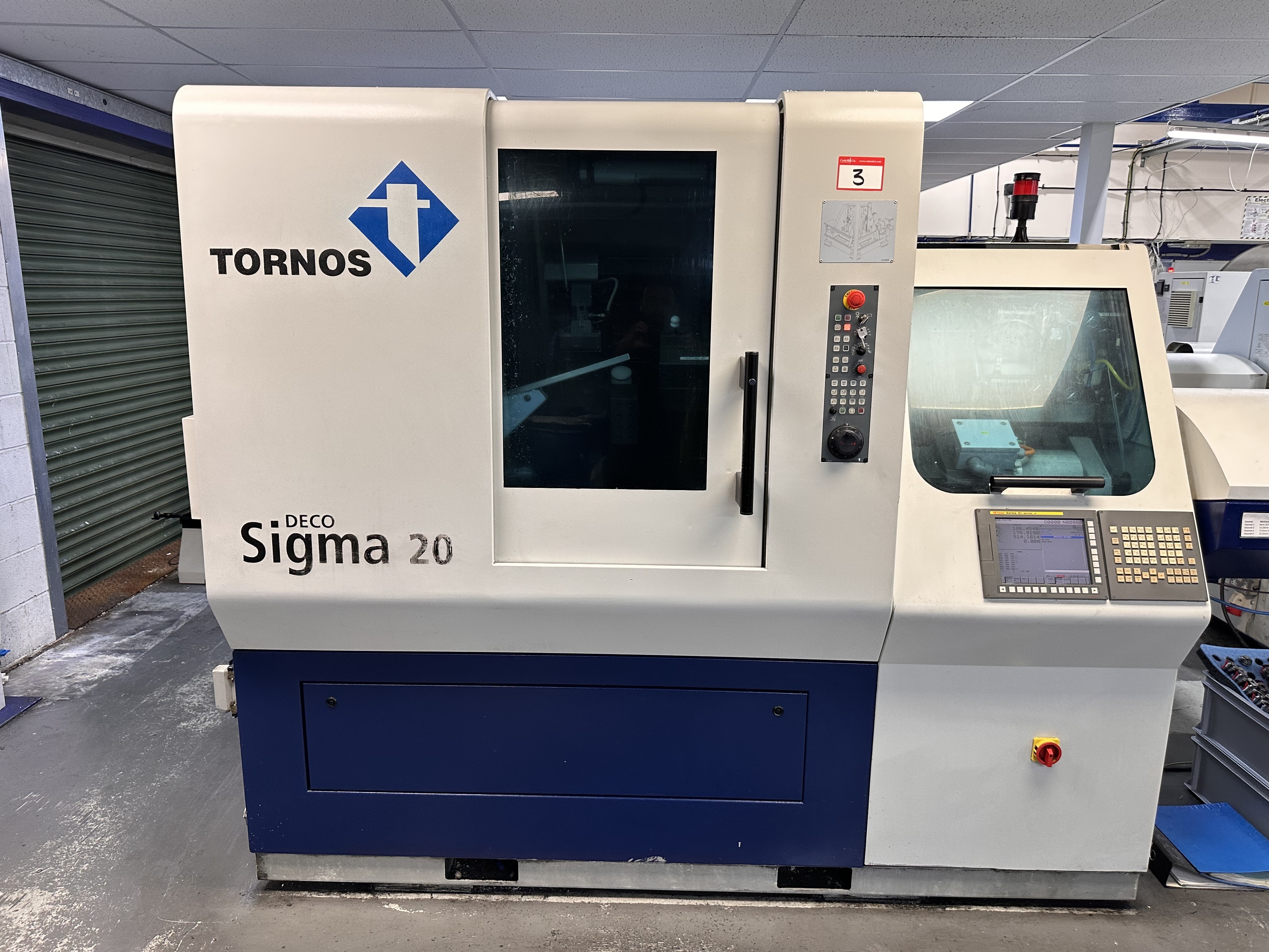 Tornos Deco Sigma 20 Sliding Head Lathe (2007)