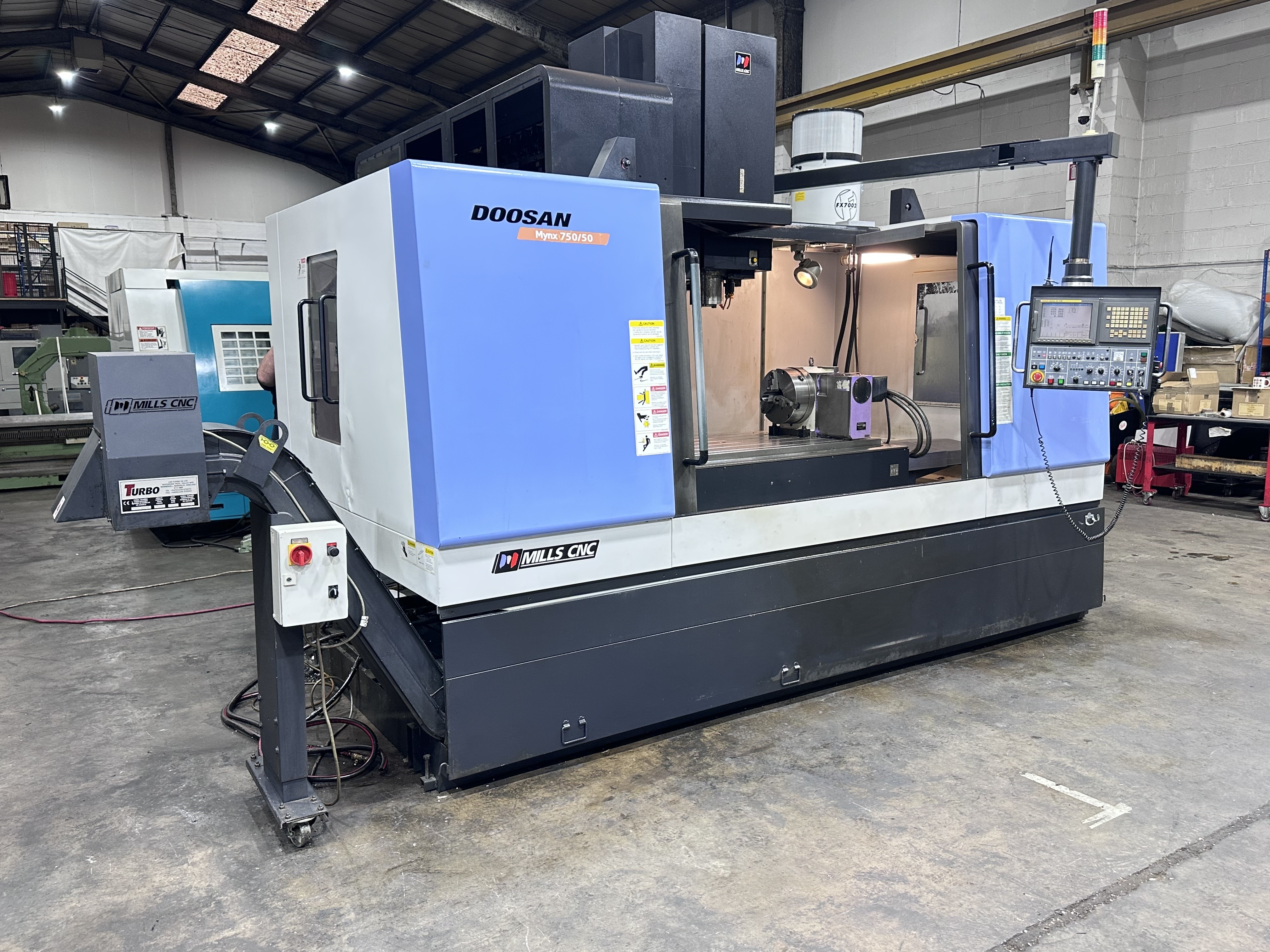 Doosan Mynx 750/50 4 Axis Vertical Machining Centre (2009)