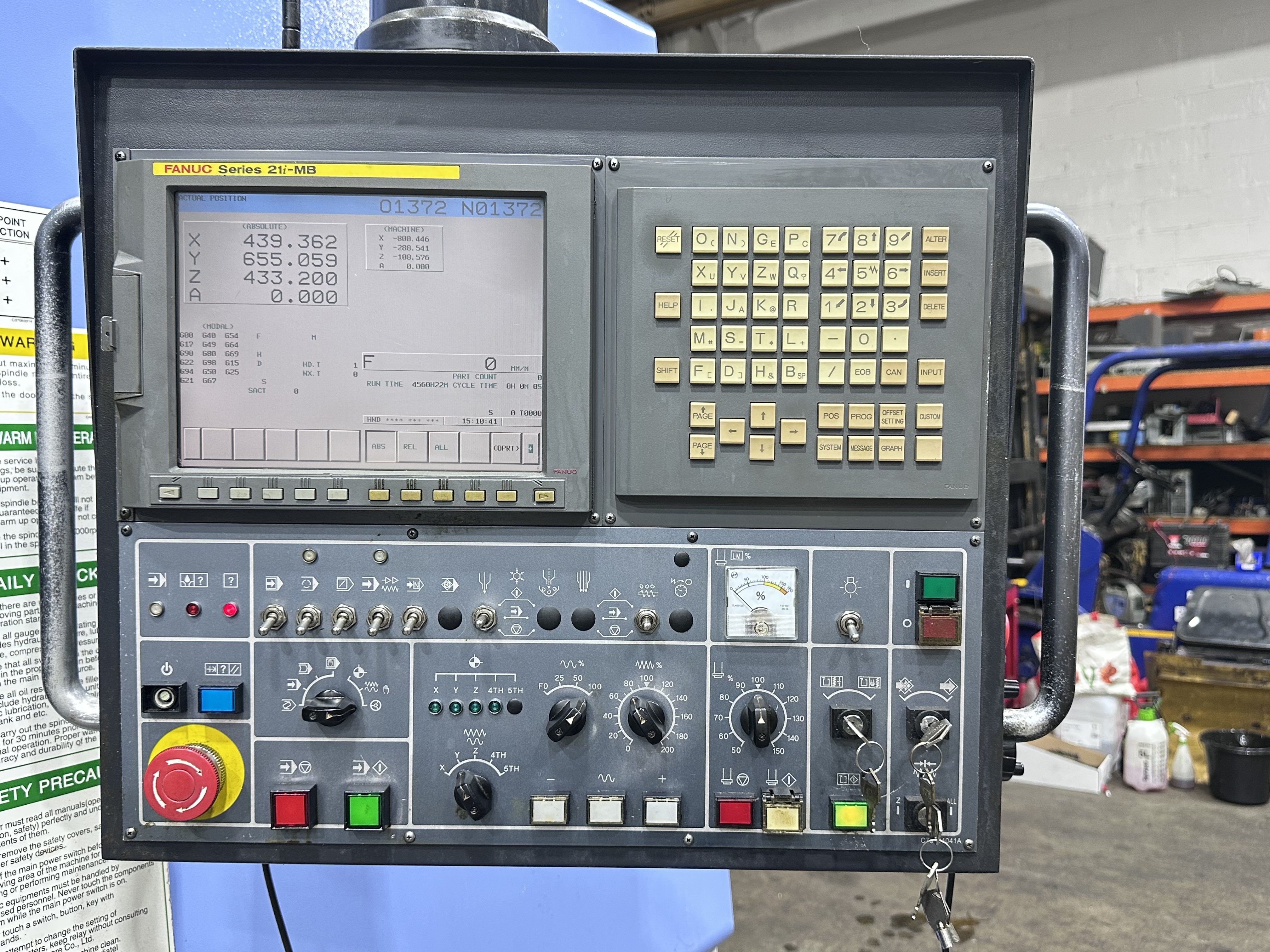 Doosan Mynx 750/50 4 Axis Vertical Machining Centre (2009)