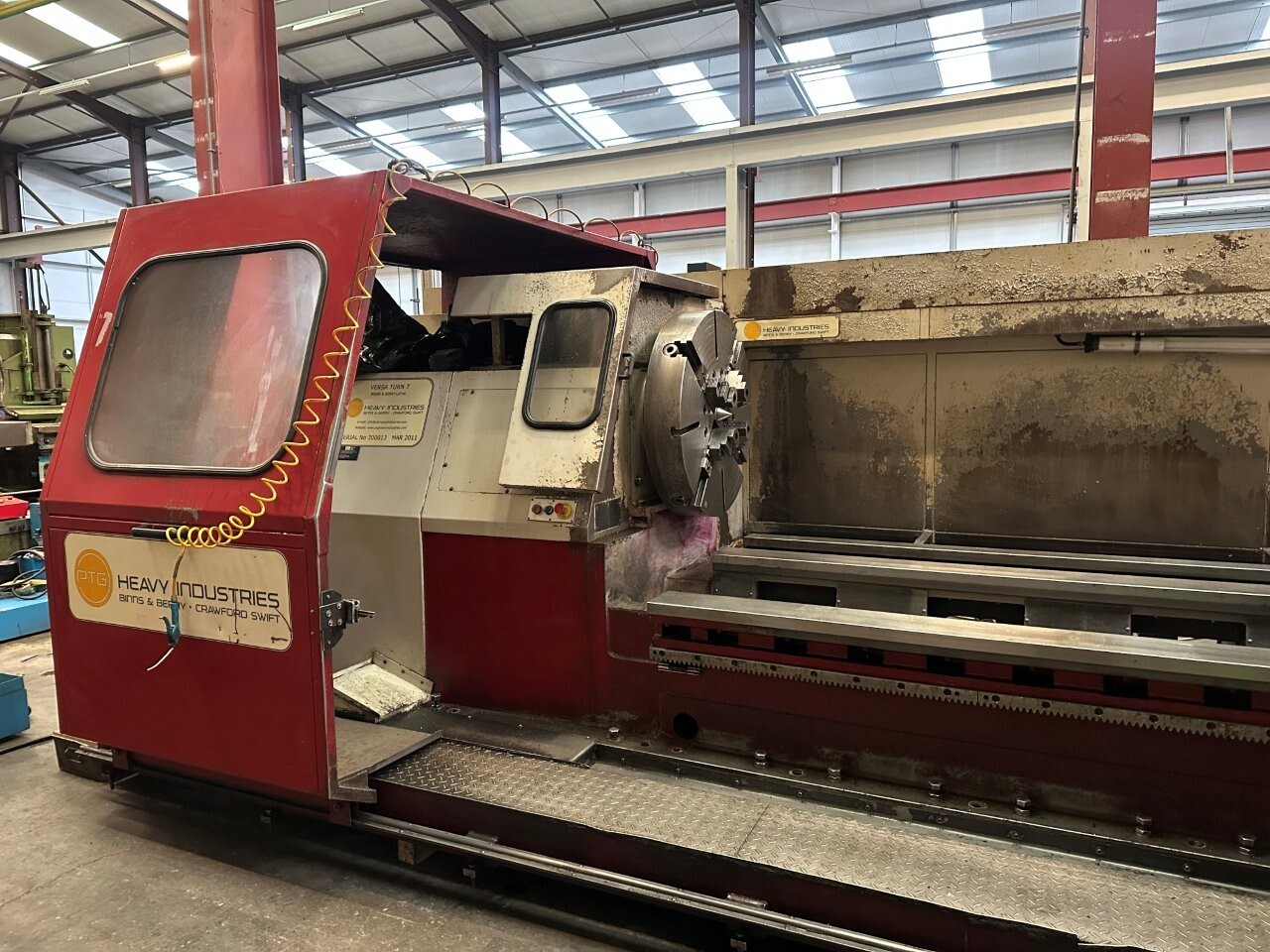 Binns & Berry Versa Turn 7 x 7000mm CNC Lathe (2011)