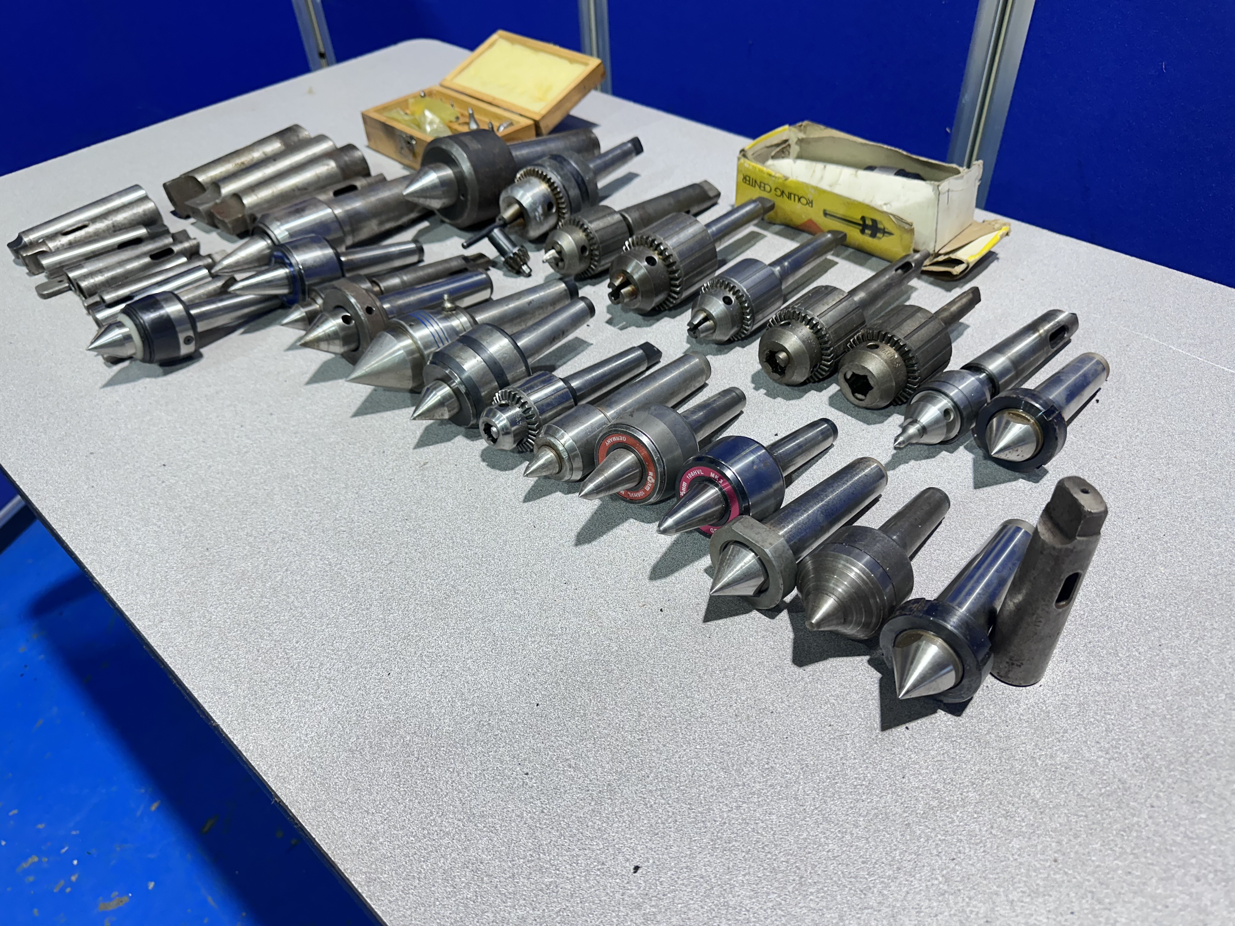Various Lathe Centres and MT Sleeves