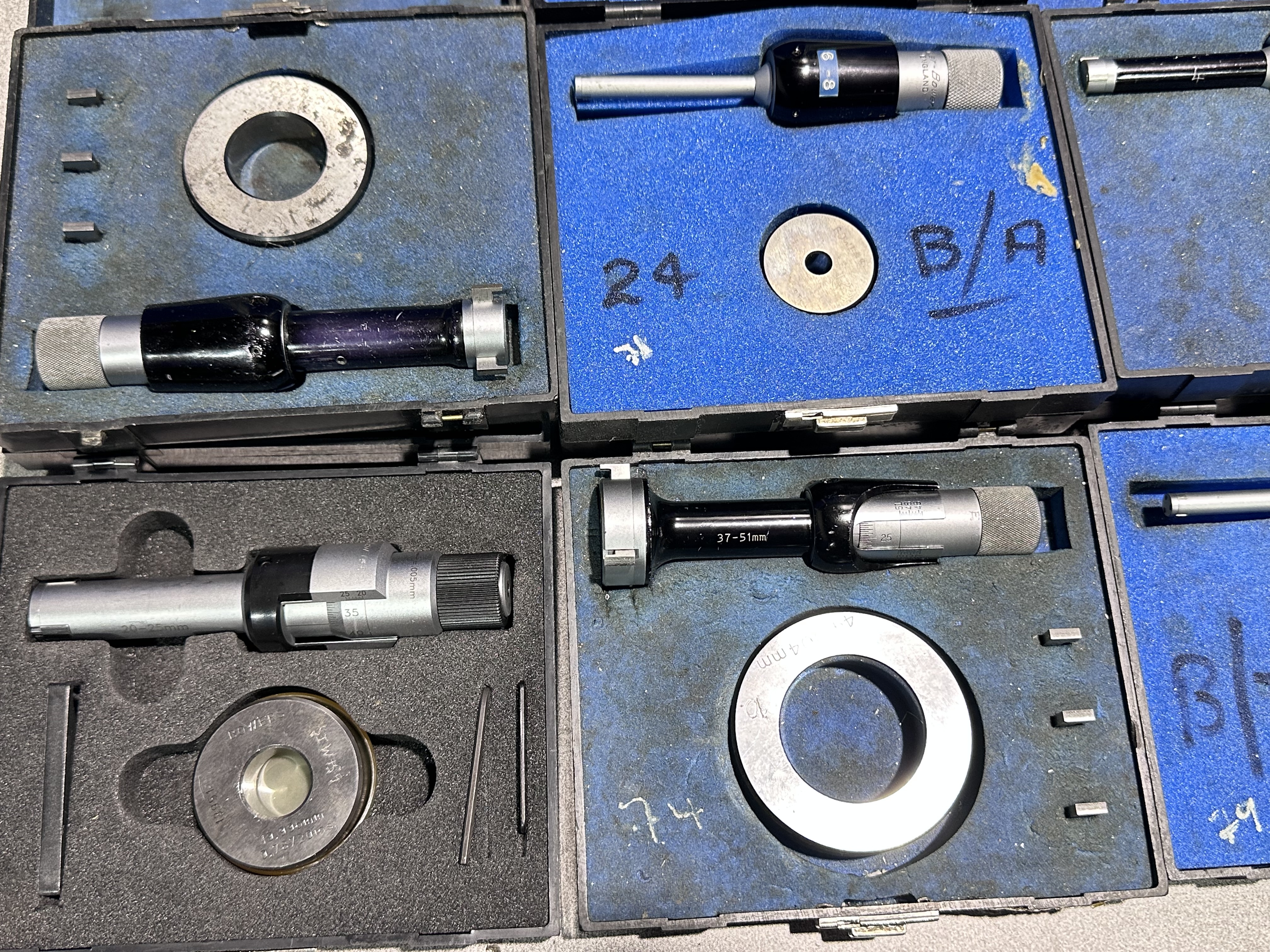 Qty of Various Bower, Bore Gauges & Setting Rings