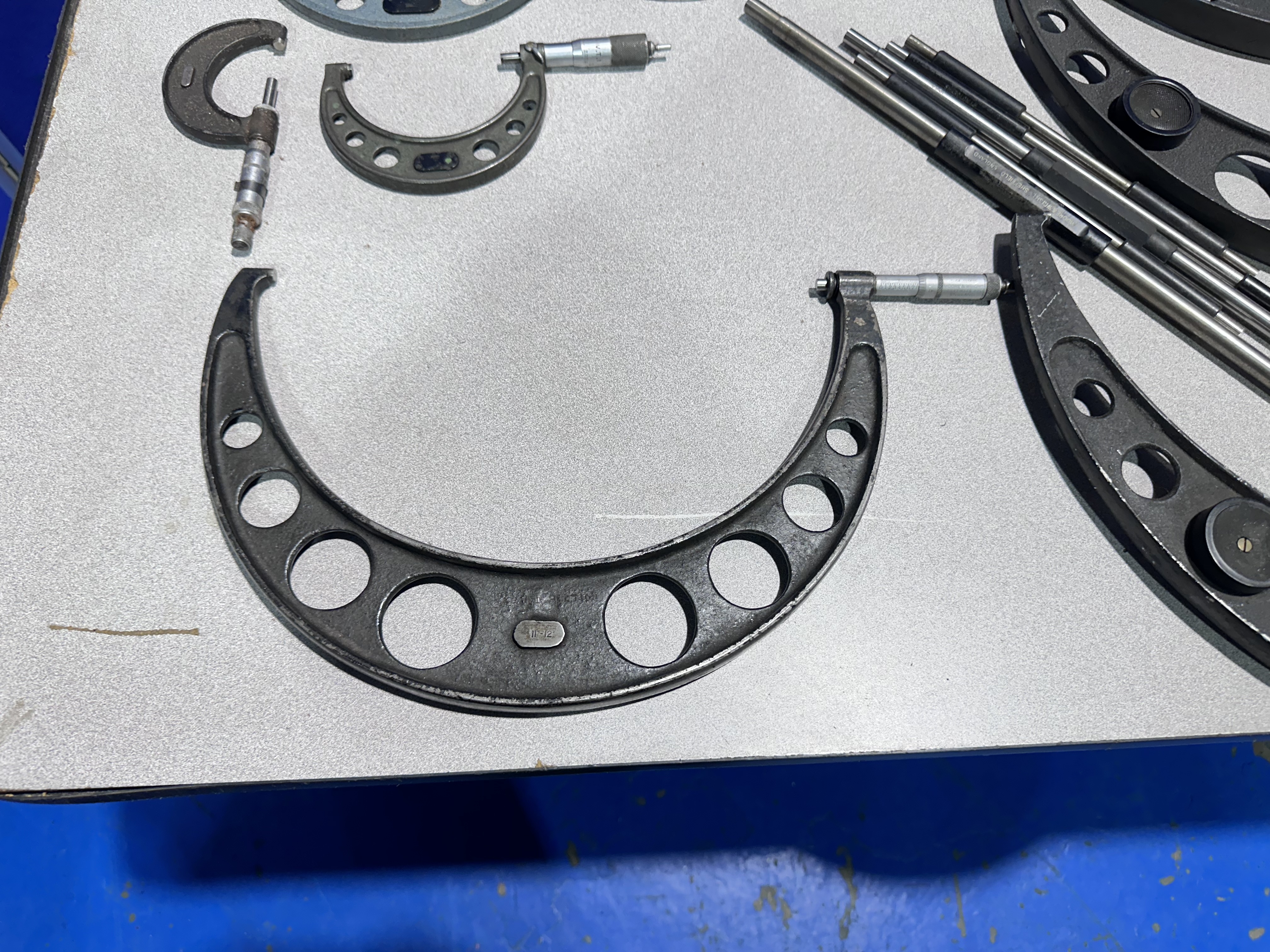 Qty of Micrometers, Verniers & Setting Bars (Various Sizes)