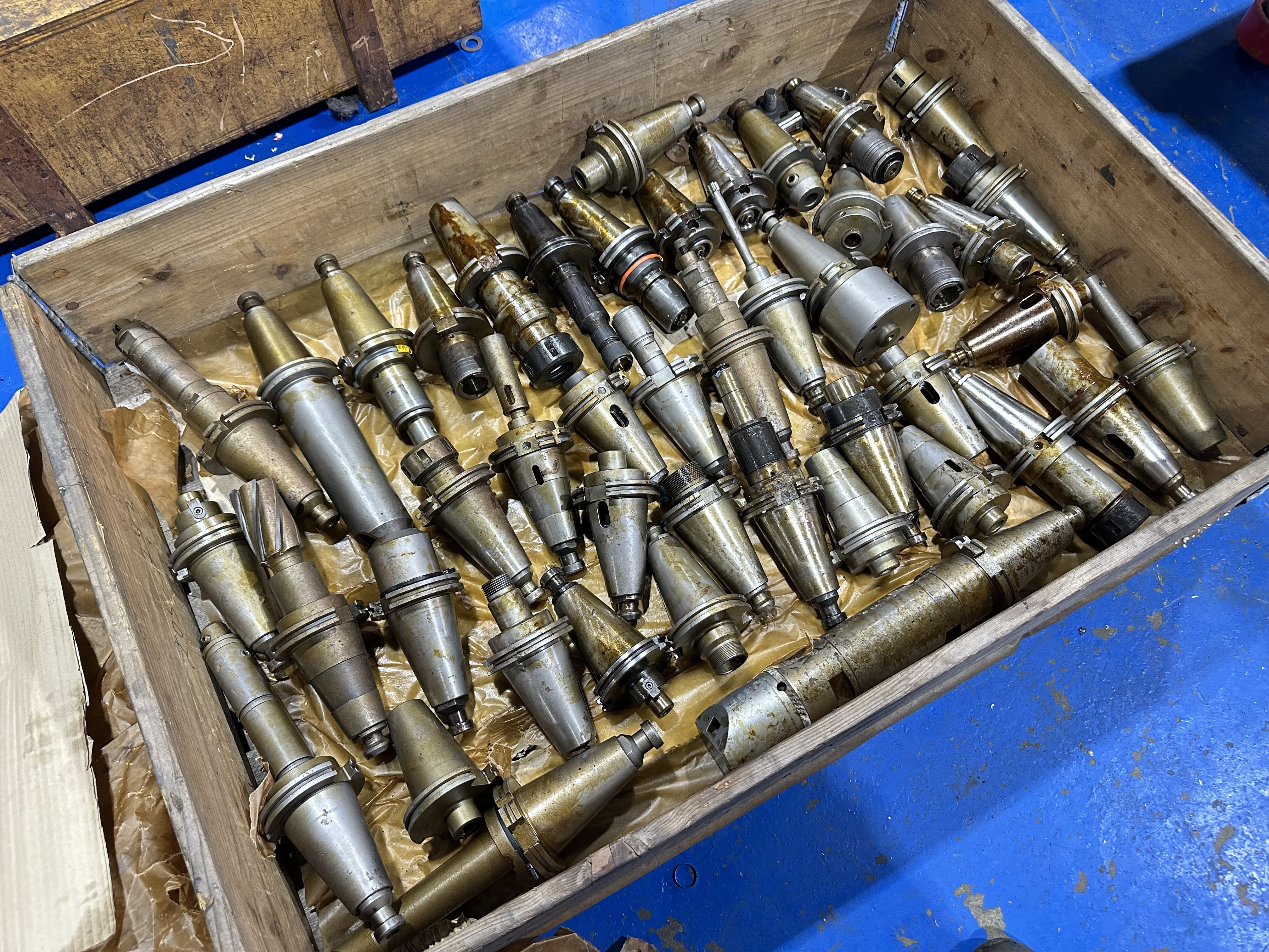 Various Used CAT50 Back End Spindle Tooling