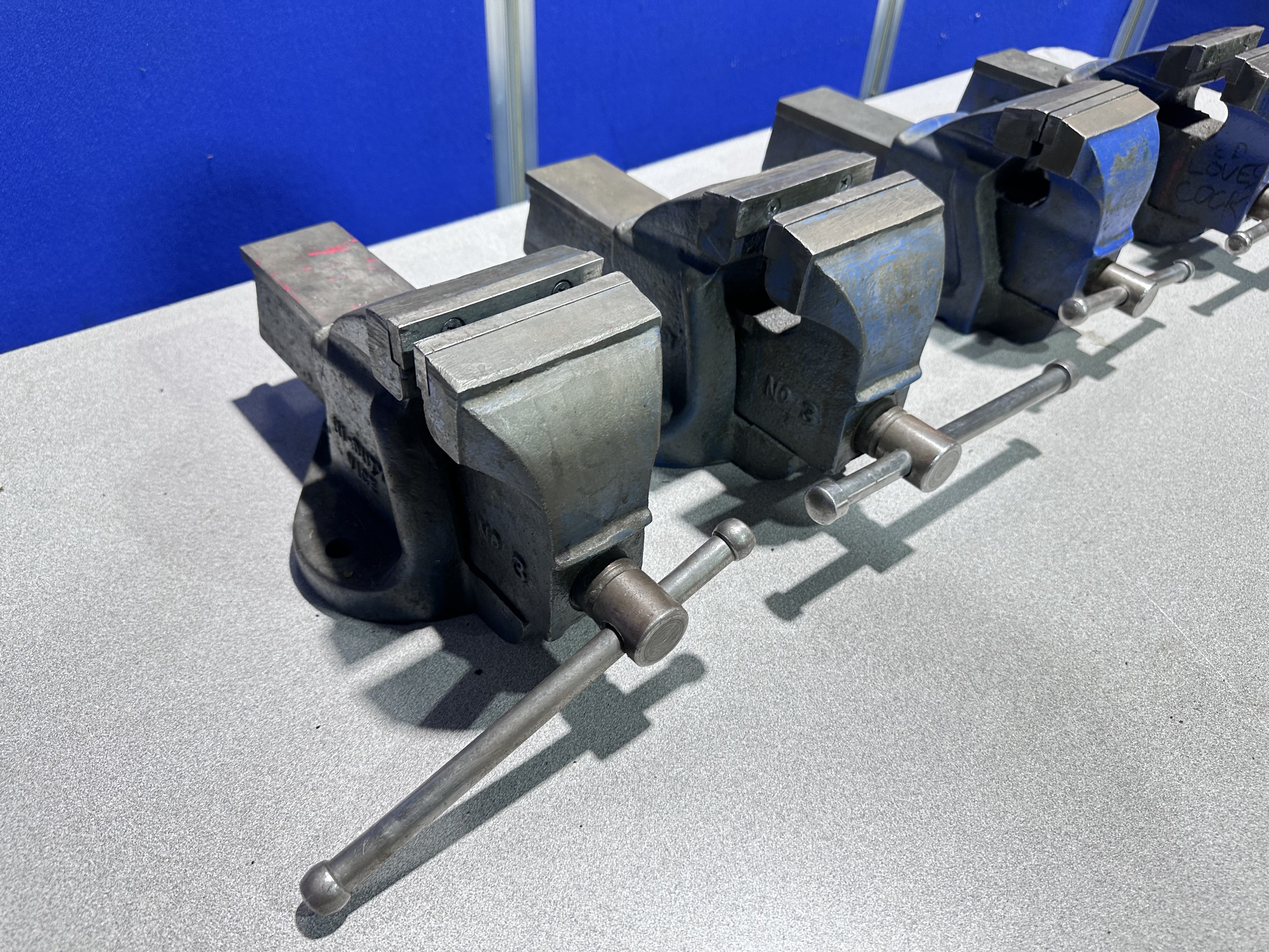(4) x No. 3 Bench Vices