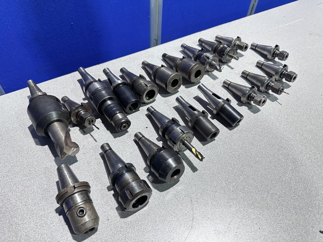 ISO30 Spindle Tooling in Various Cutter Holding Types