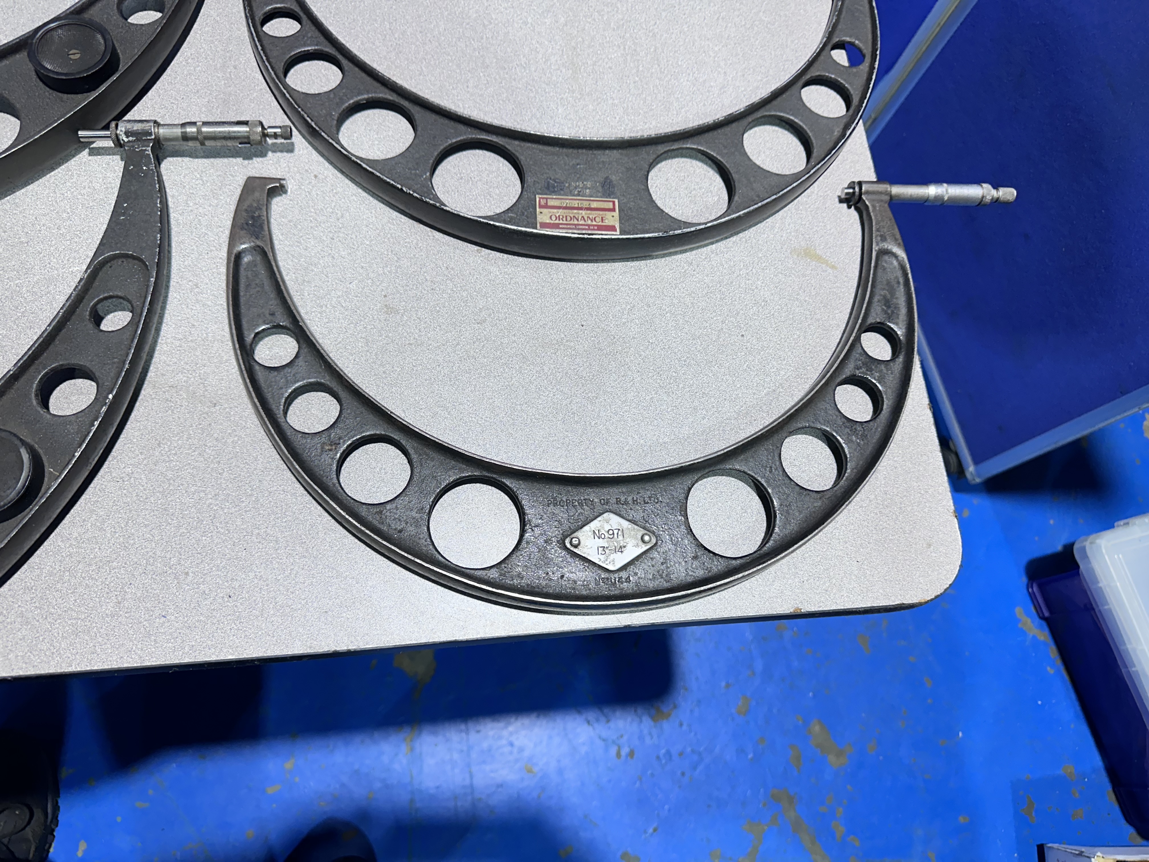 Qty of Micrometers, Verniers & Setting Bars (Various Sizes)