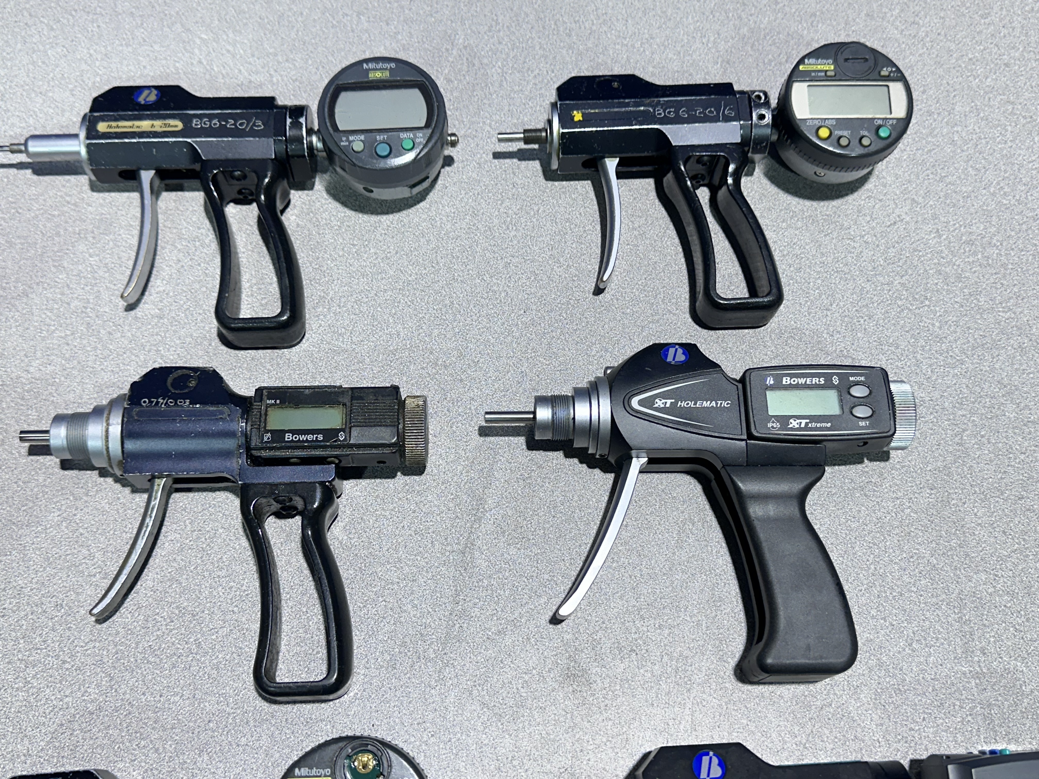 Qty of Bowers Holematic Gauges (Various Sizes)