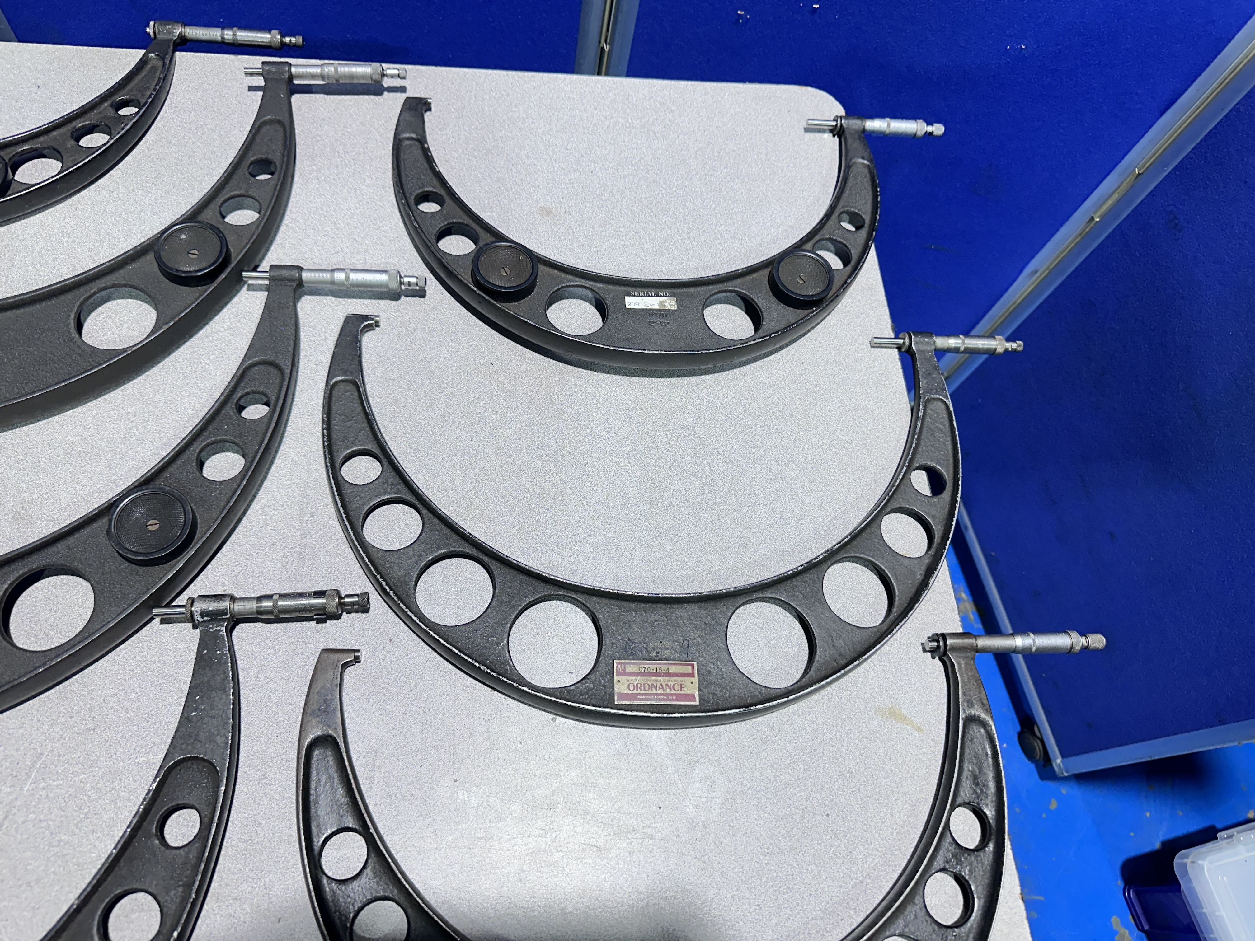 Qty of Micrometers, Verniers & Setting Bars (Various Sizes)