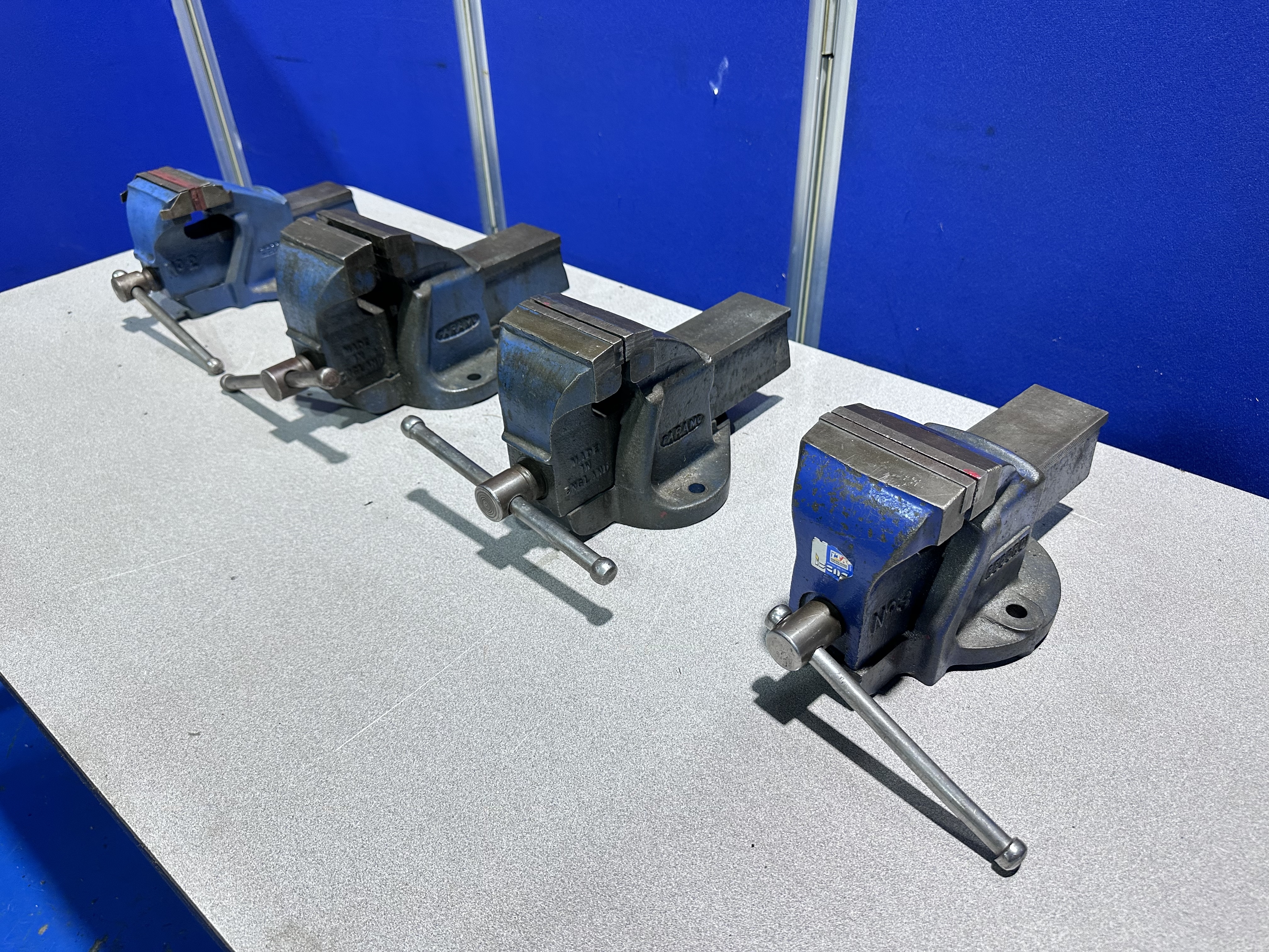 (4) x No. 3 Bench Vices