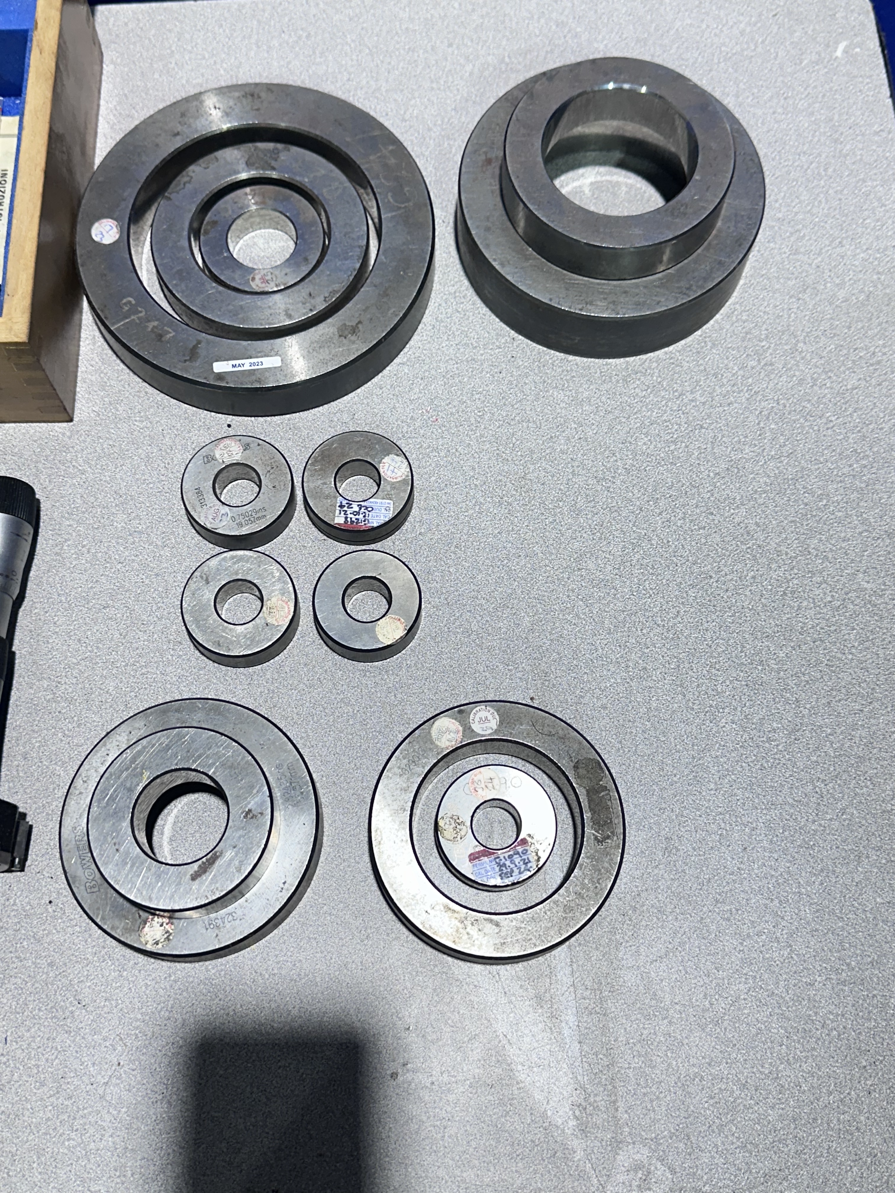 Qty of Various Bower, Bore Gauges & Setting Rings