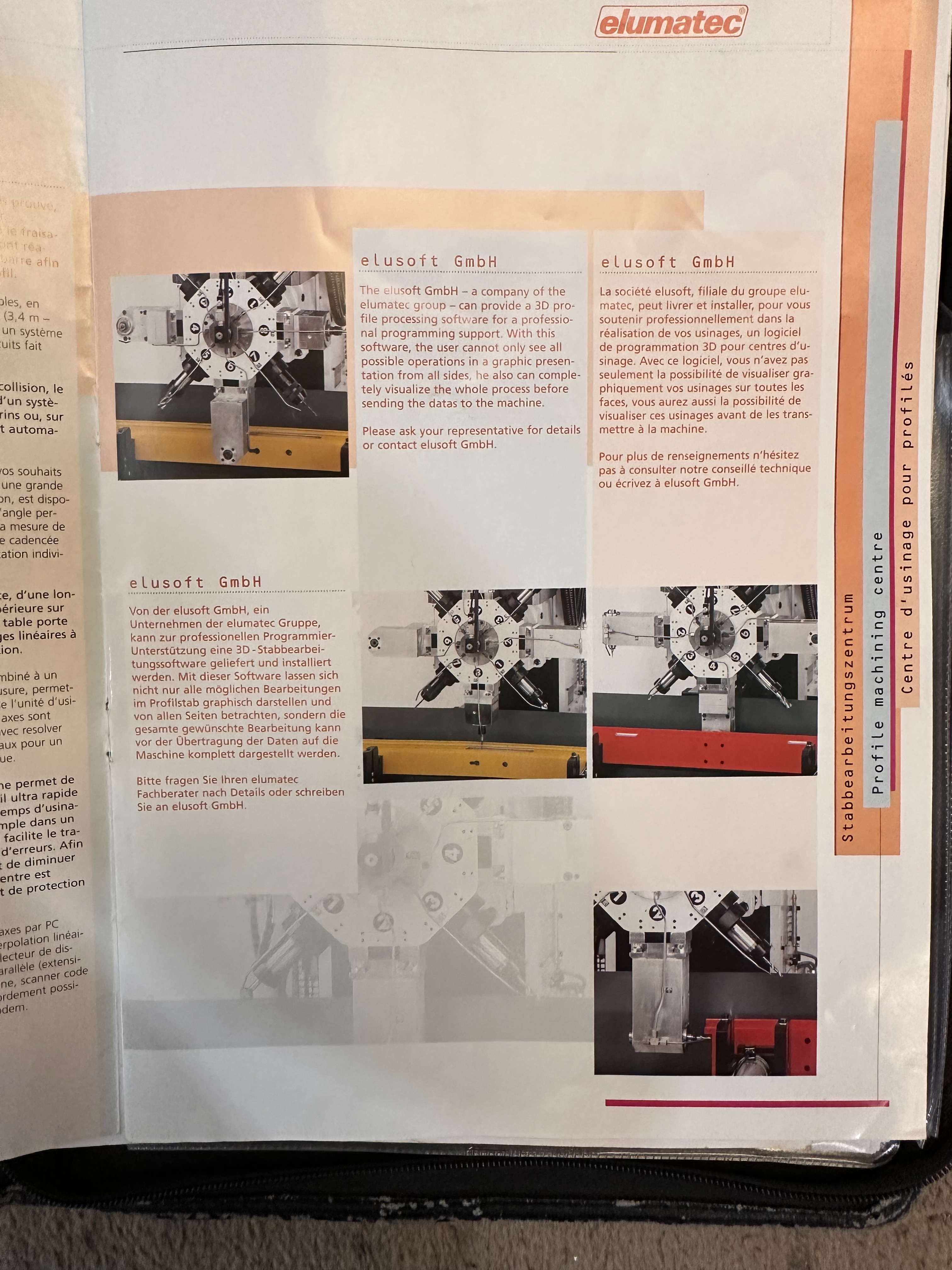 Elumatec SBZ 130 Profile Machining Centre