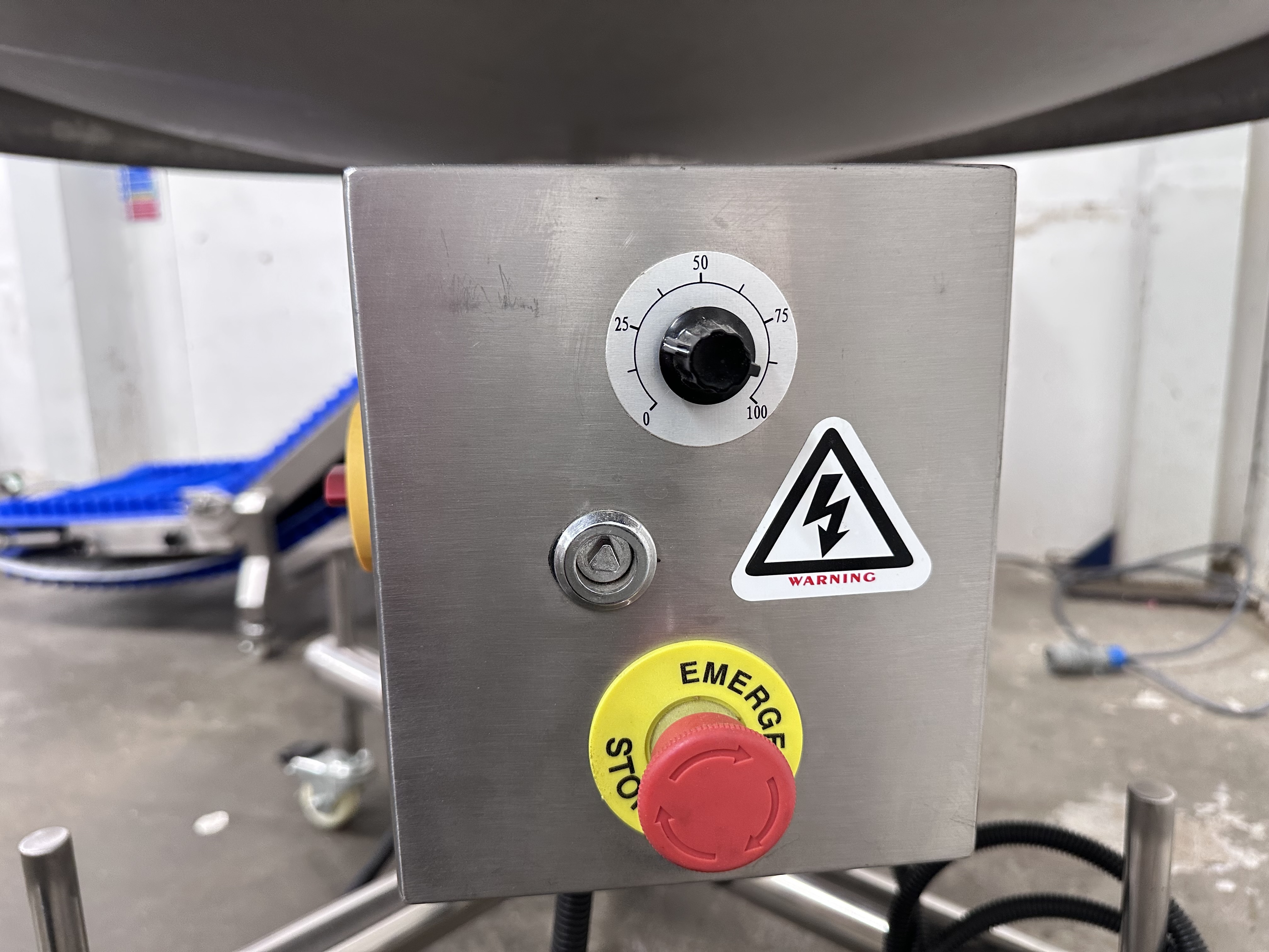 1200mm Stainless Steel Mobile Rotary Collecting Table. (2021)