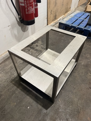 Stainless Steel Tray Holding Table 
