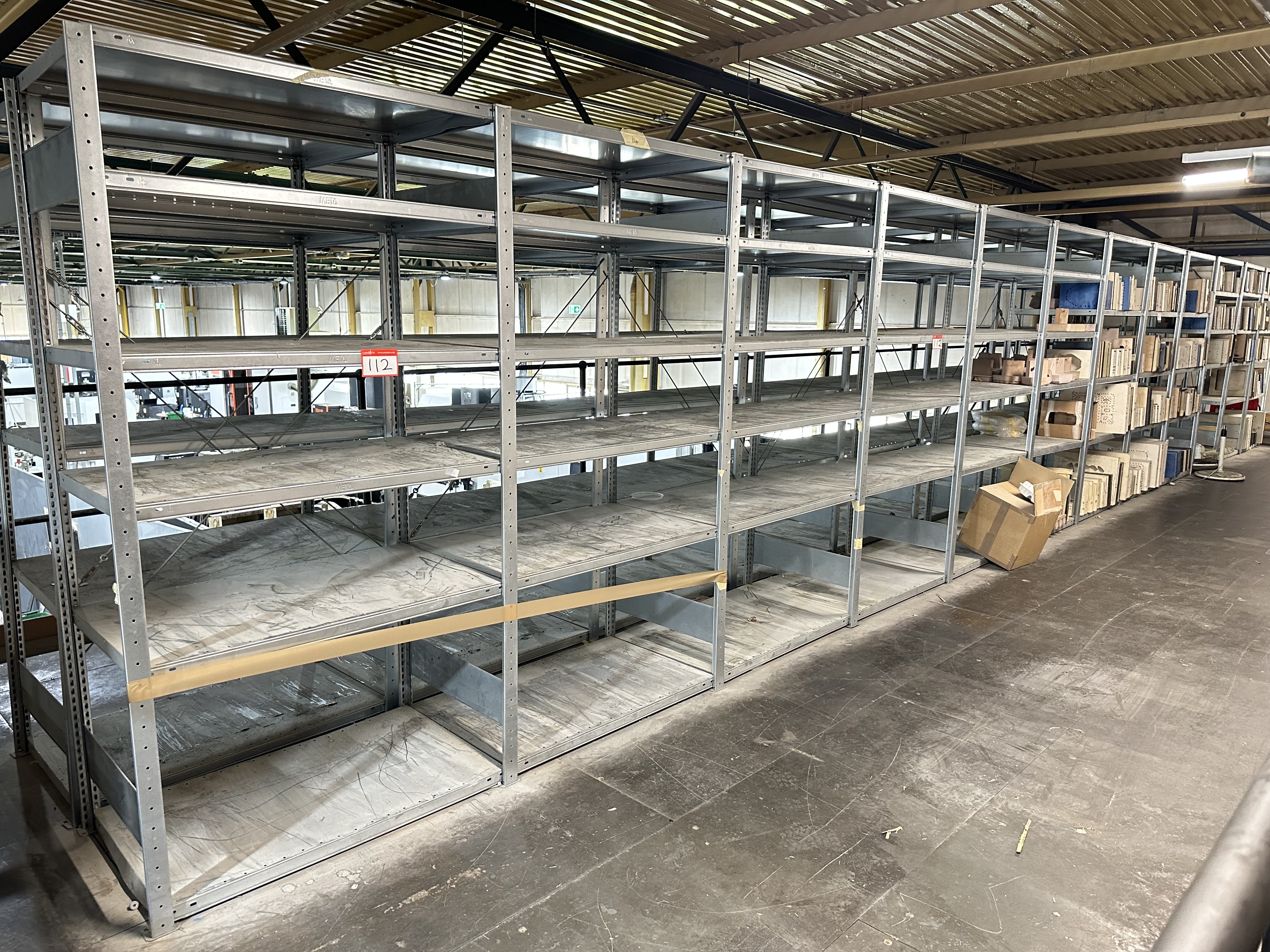Meta Light Duty Storage Shelving, 950mm Wide x 640mm Deep x 3000mm High, 12 Bay