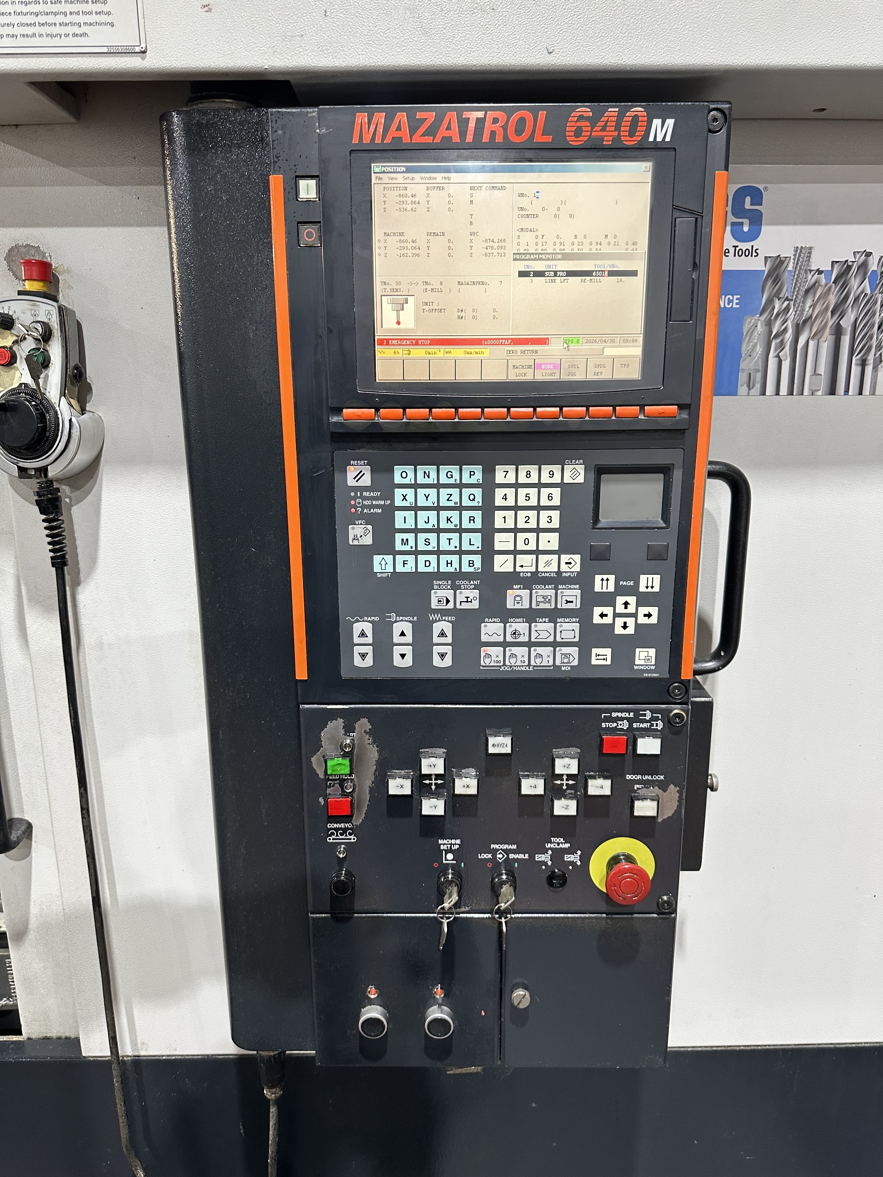 Mazak VTC-300C-II CNC Vertical Machining Centre. (2007)
