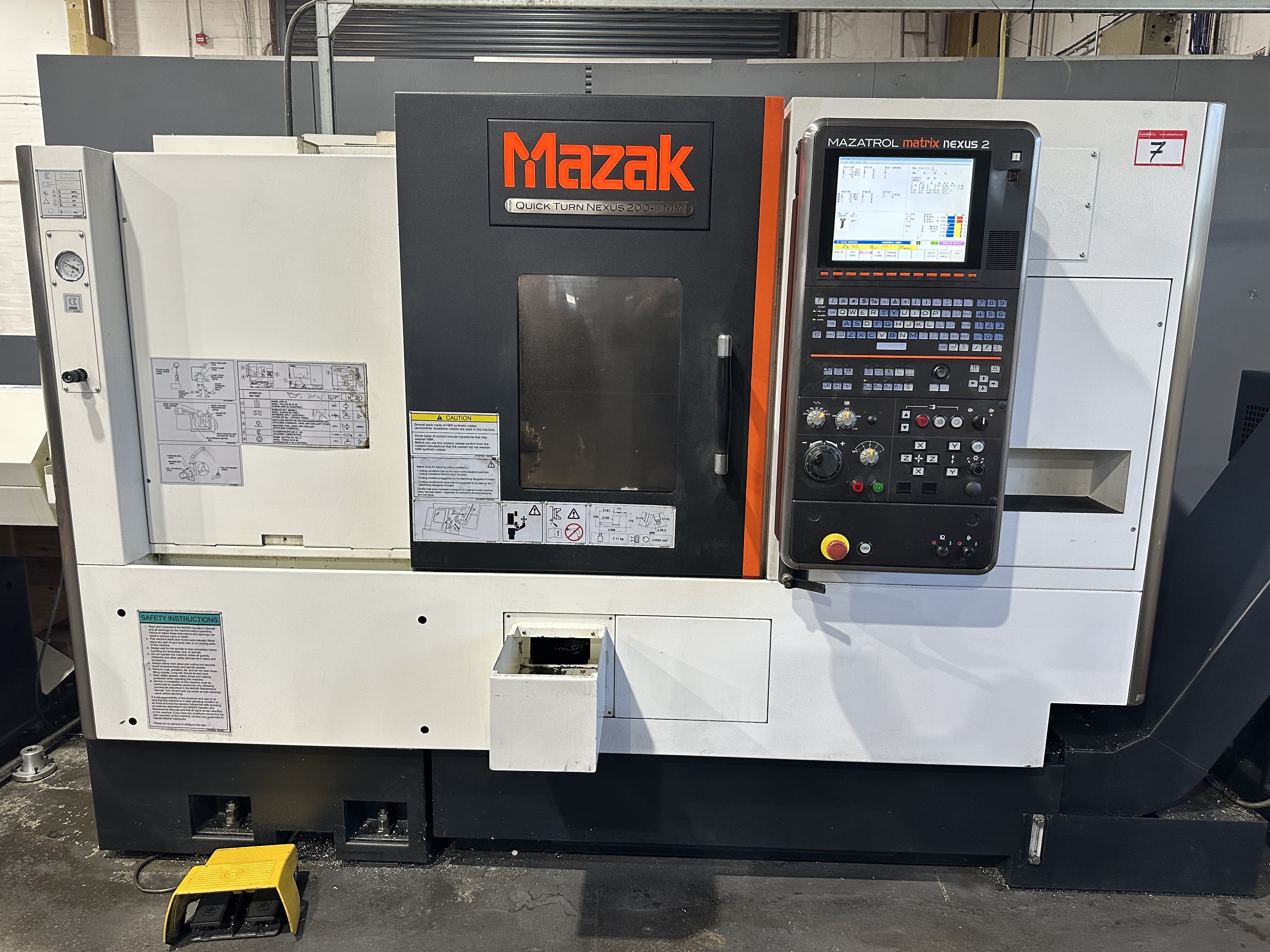 Mazak Quick Turn Nexus 200-II MY CNC Turning Centre. (2017)