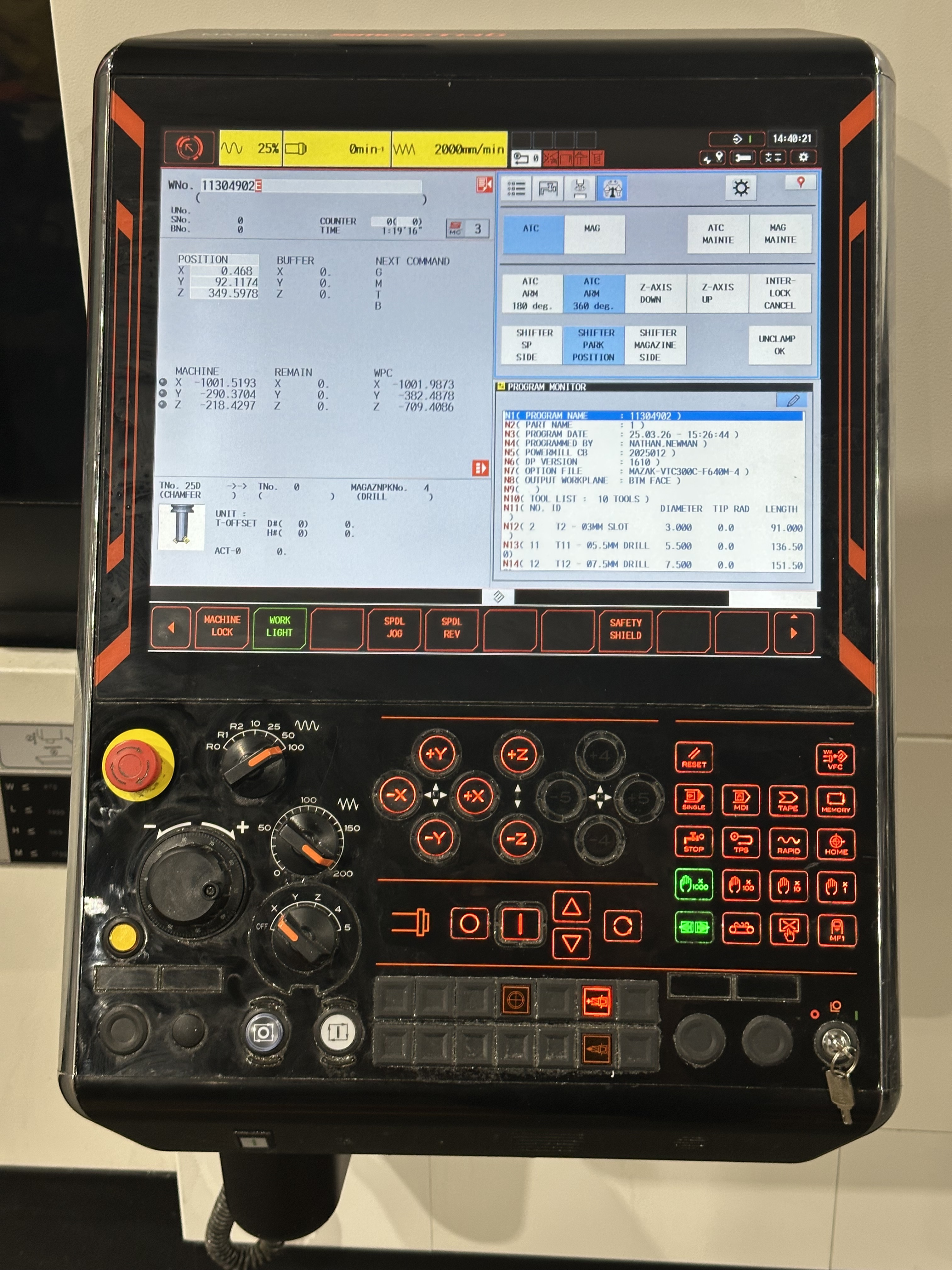 Mazak VTC 820/20 CNC Vertical Machining Centre. (2022)