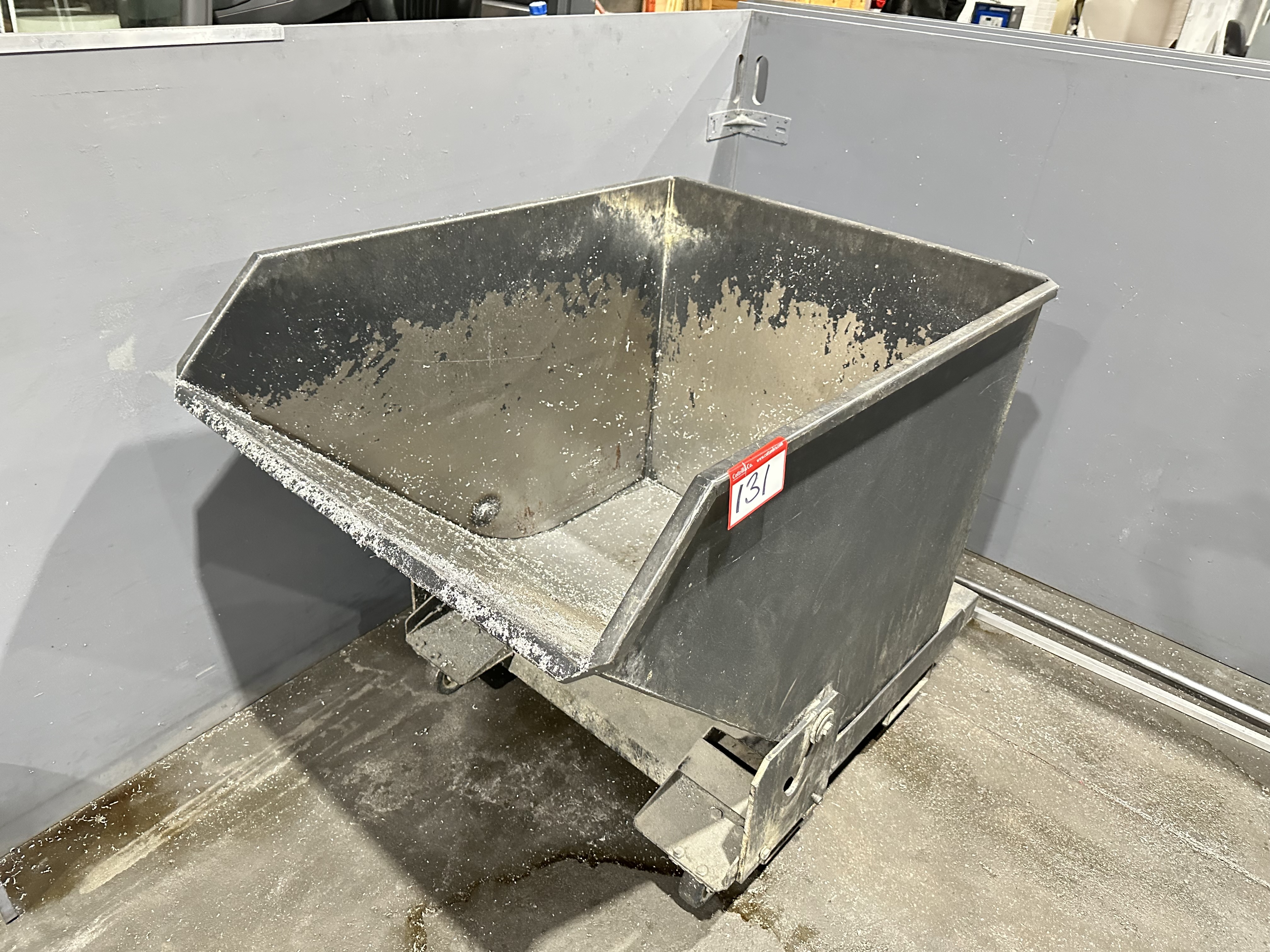 Mobile Swarf Tipping Skip, Size 840 x 1100mm x 950mm
