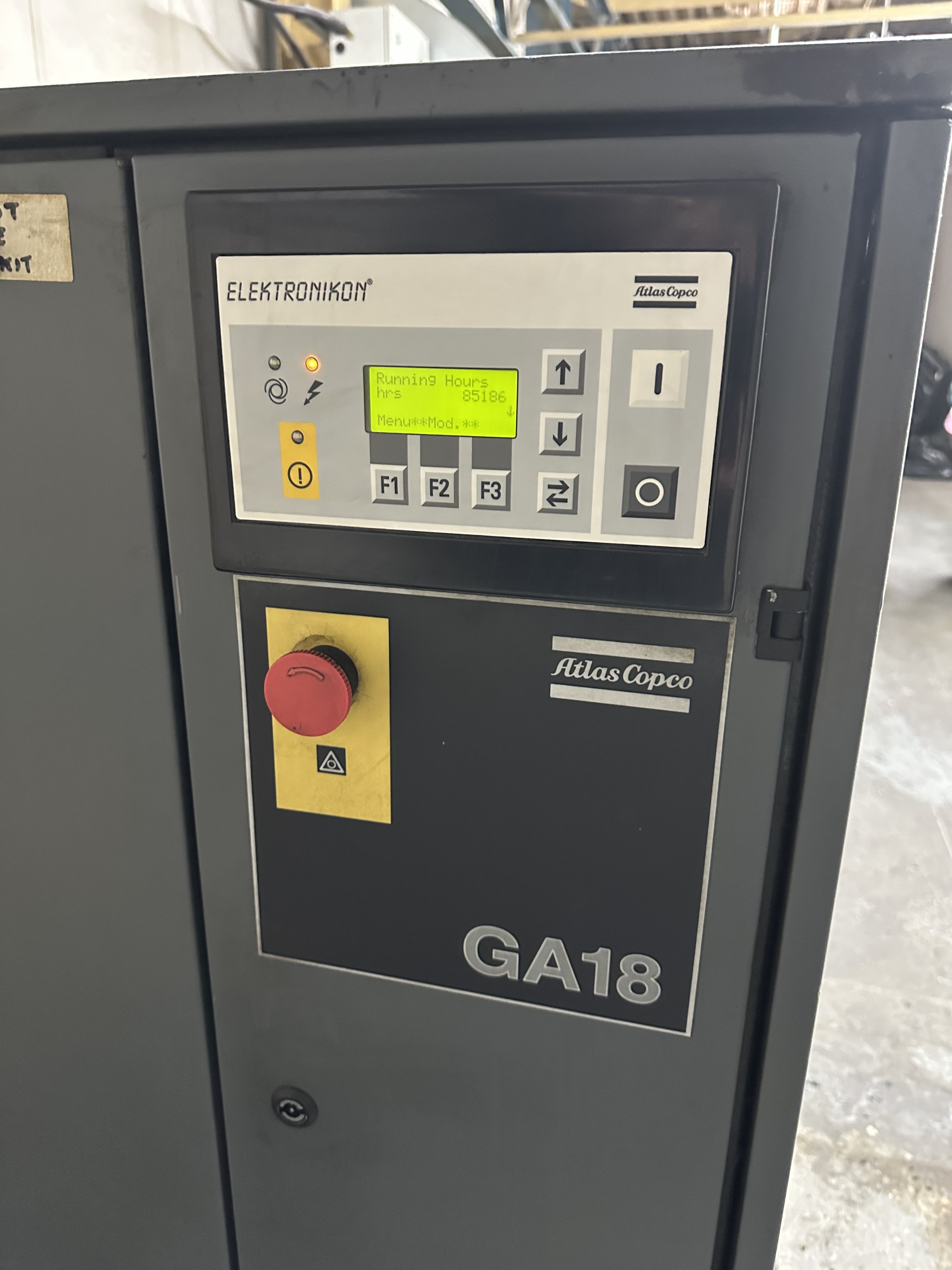 Atlas Copco GA18FF Rotary Screw Air Compressor (2000)