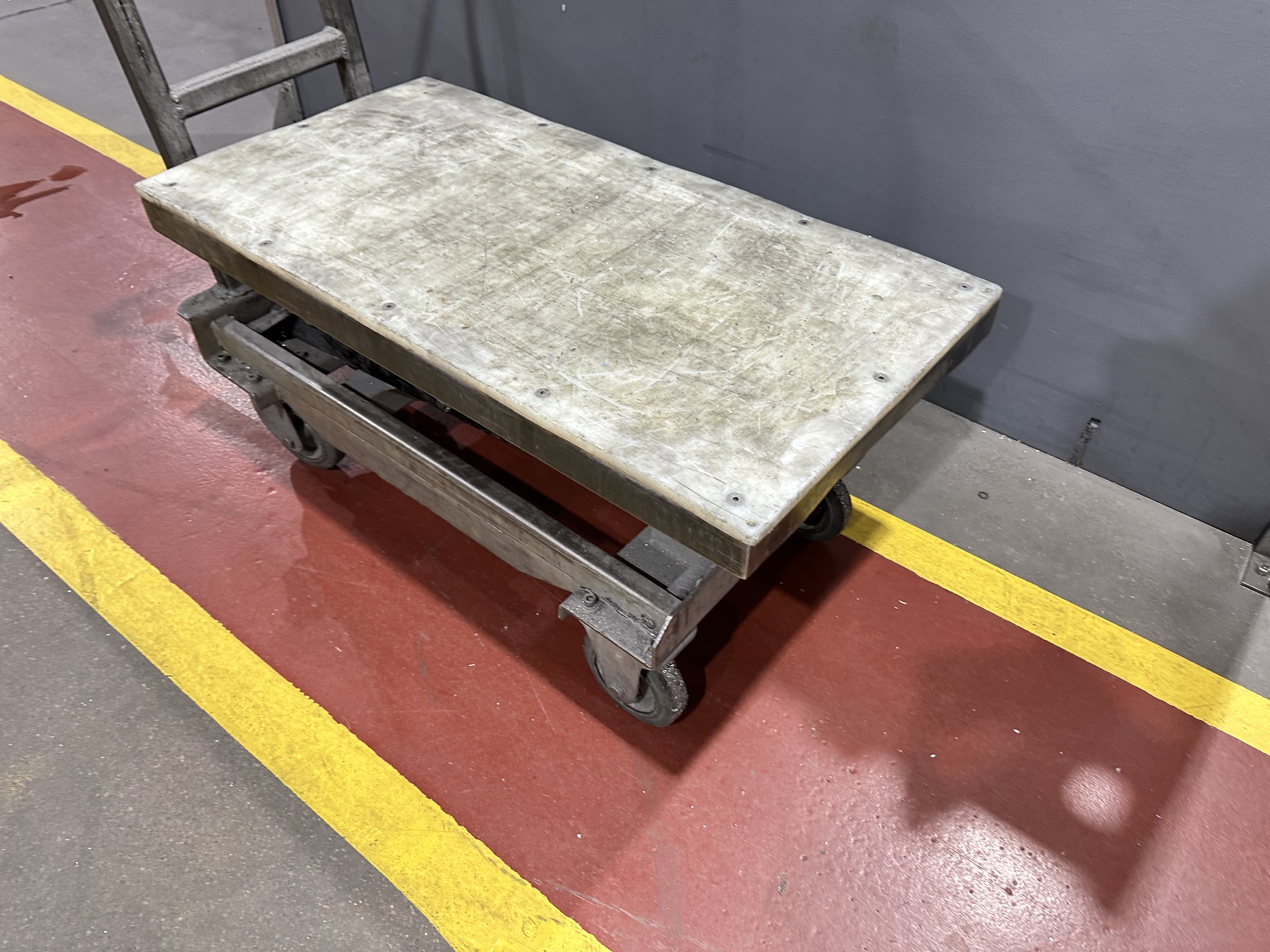 Scissor Lift Table Trolley, Size 1000 x 520mm, Lift Height 1450mm