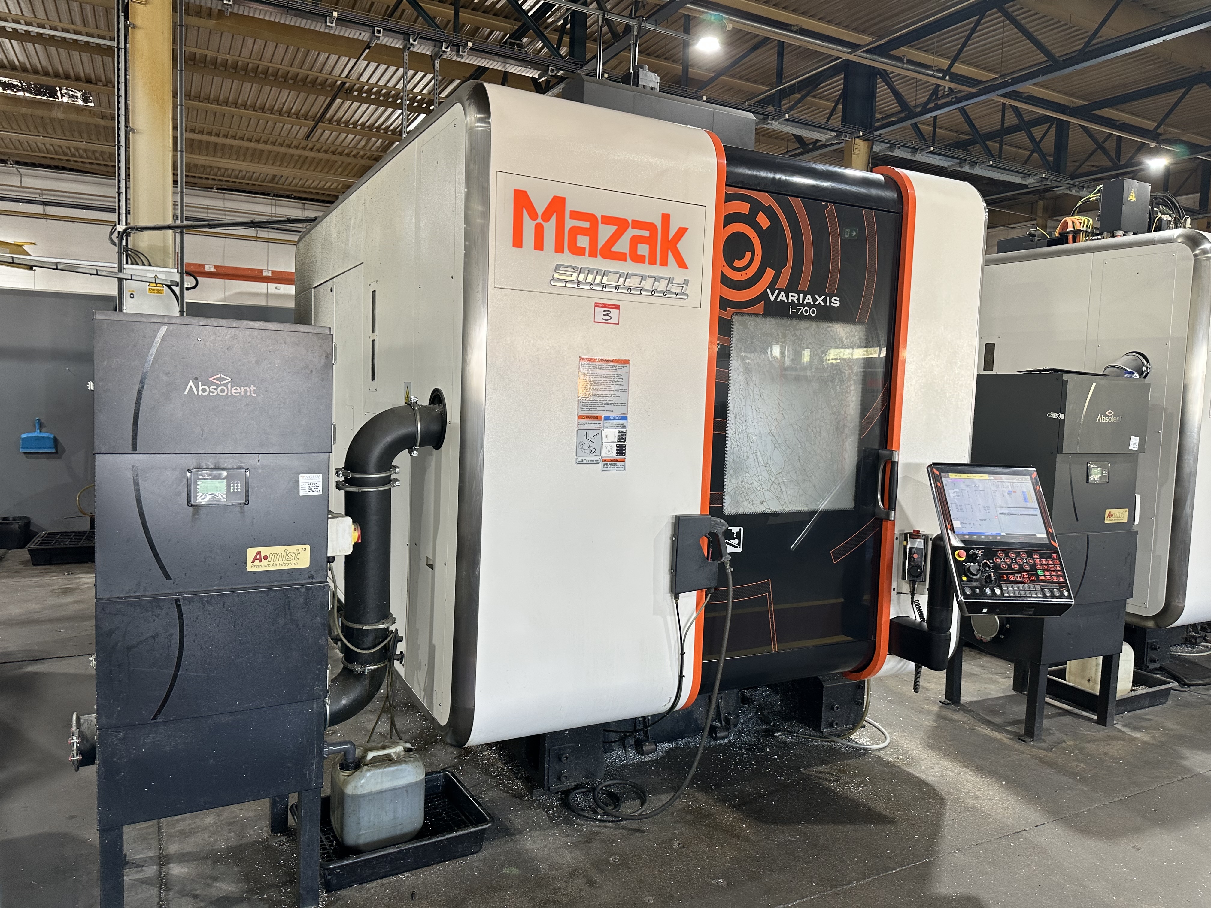 Mazak Variaxis i-700 5 Axis CNC Machining Centre. (2016)