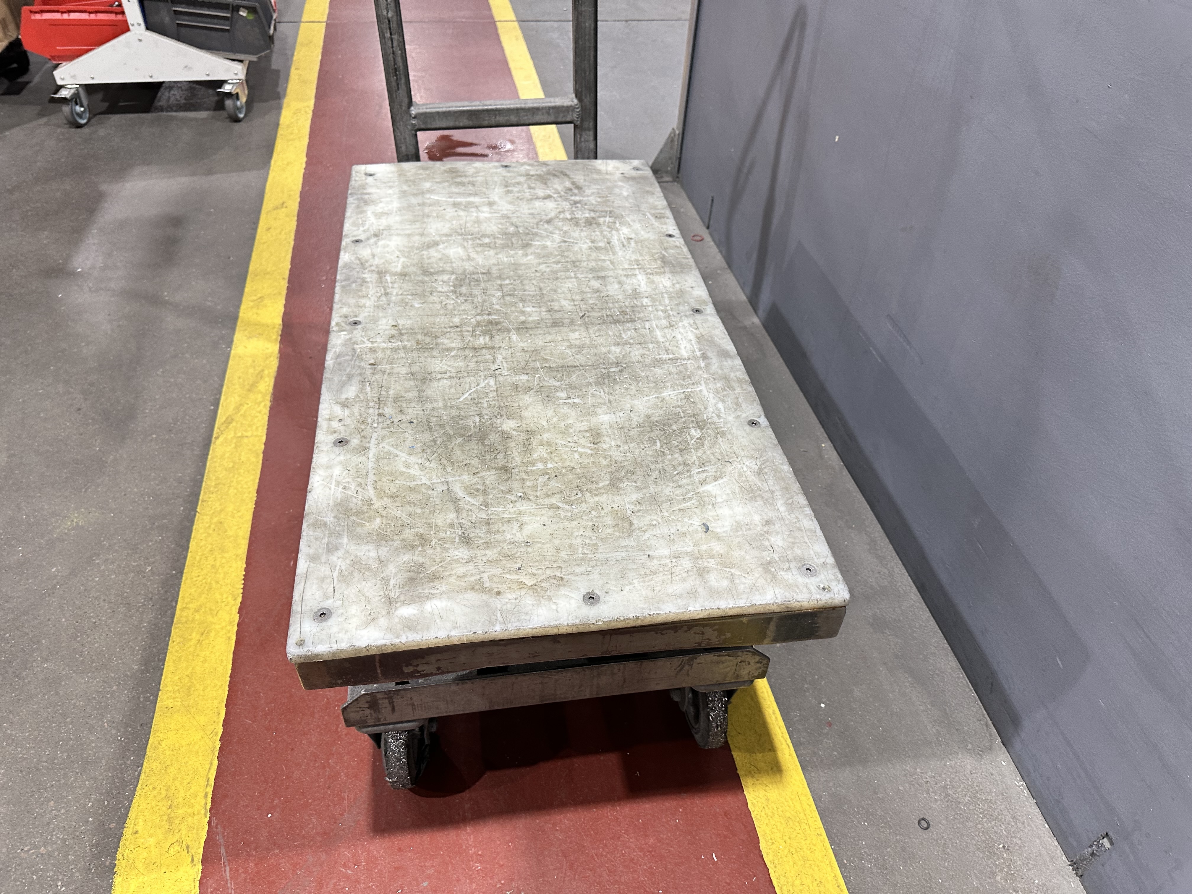 Scissor Lift Table Trolley, Size 1000 x 520mm, Lift Height 1450mm