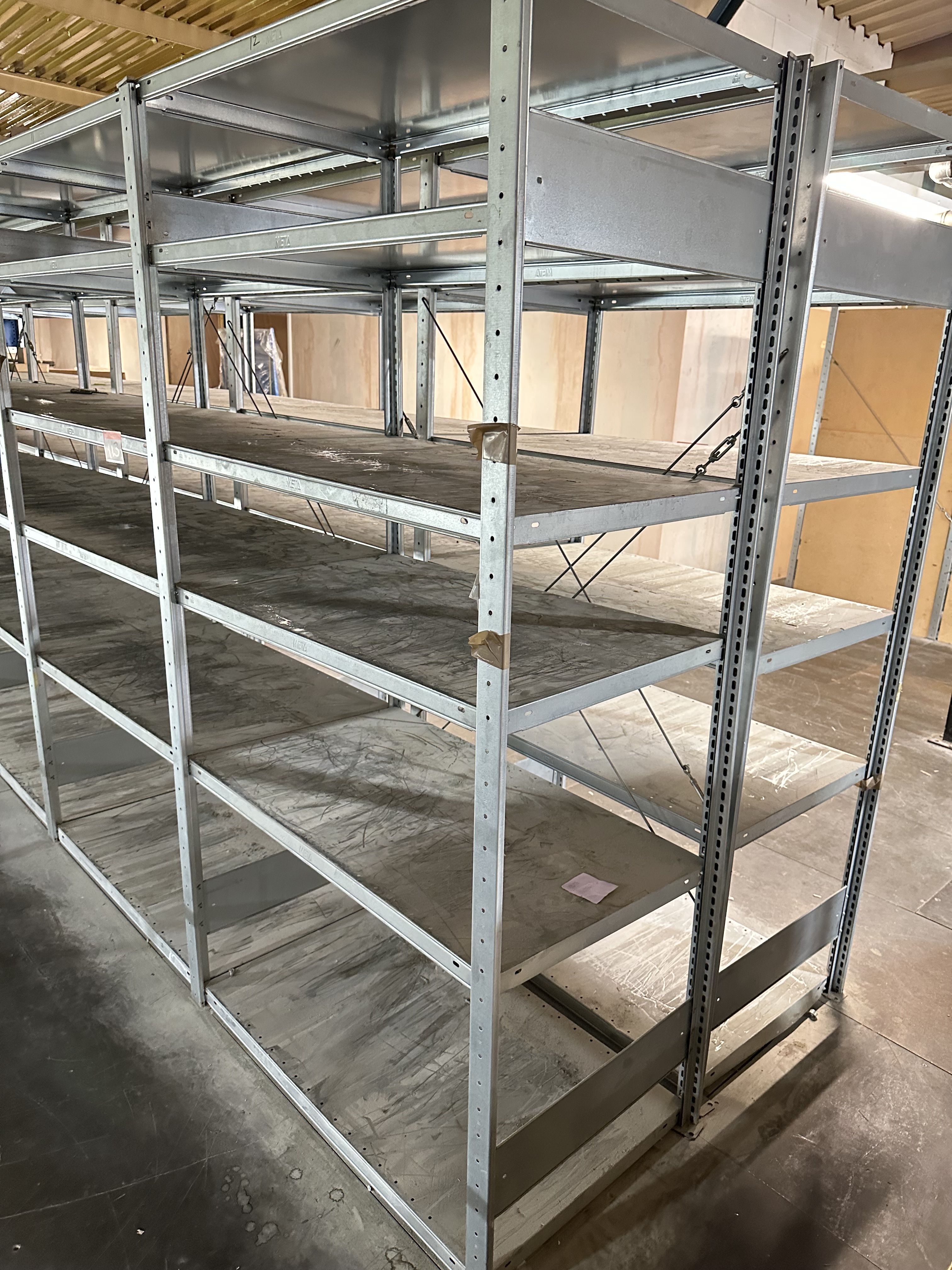 Meta Light Duty Storage Shelving, 950mm Wide x 640mm Deep x 3000mm High, 12 Bay