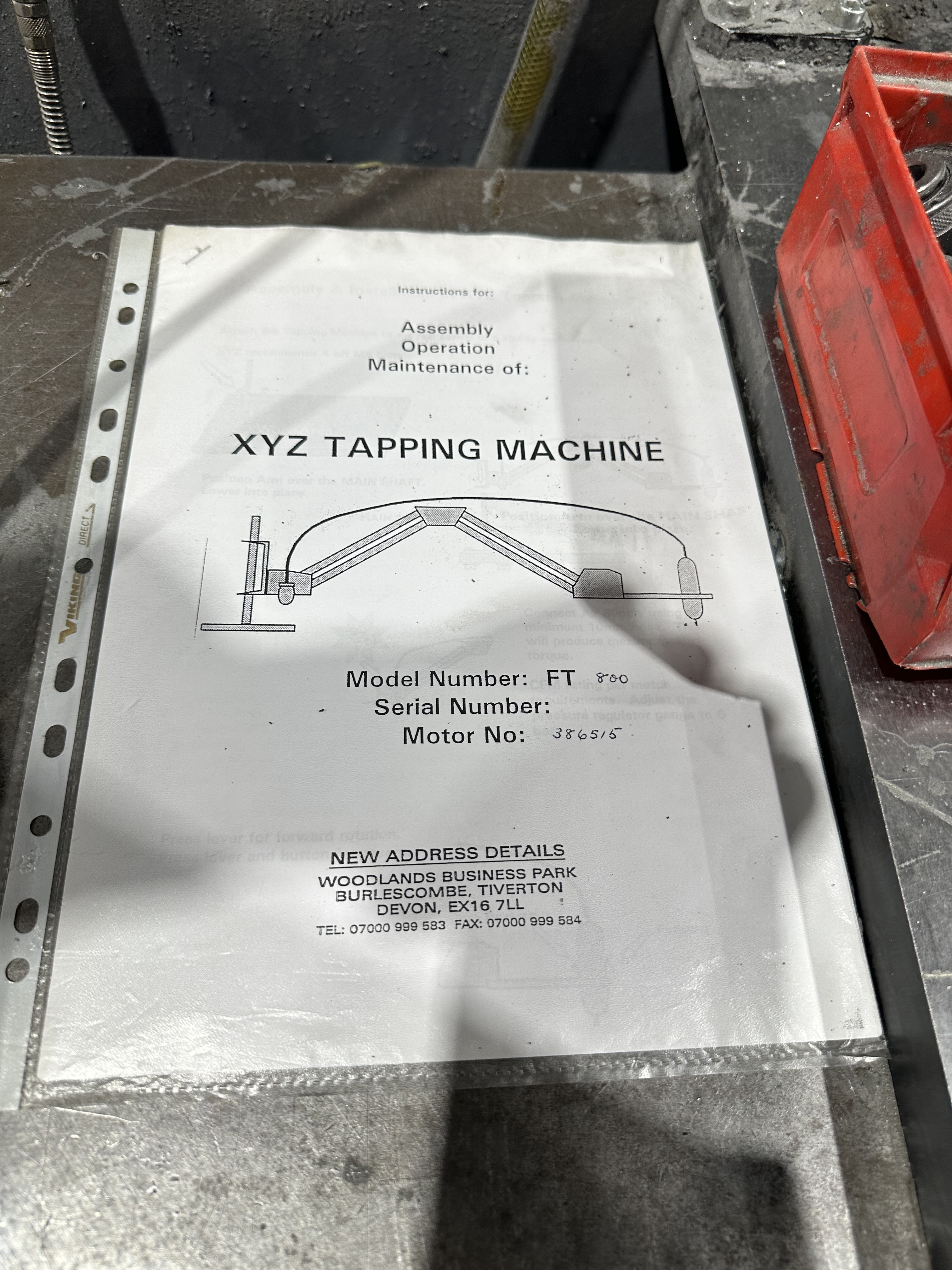 XYZ FT800 Fast Tap Arm