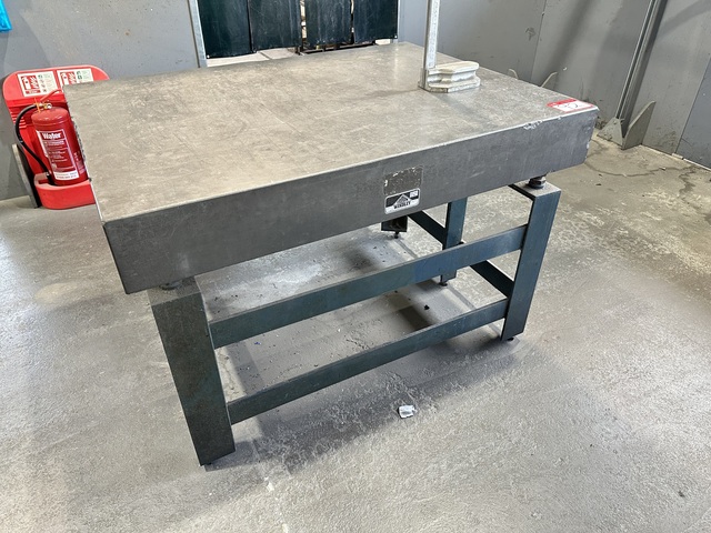 Granite Surface Table, Size 4' x 3' Including 600mm Mitutoyo Height Gauge