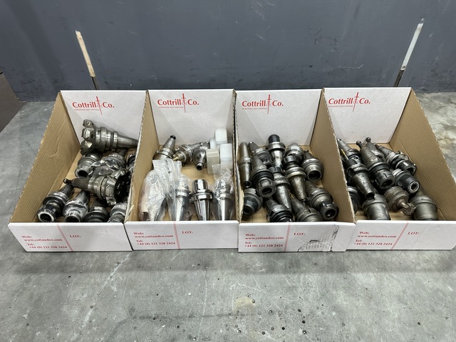 BT40 Spindle Tool Holders with Various Cutter Holding Ends