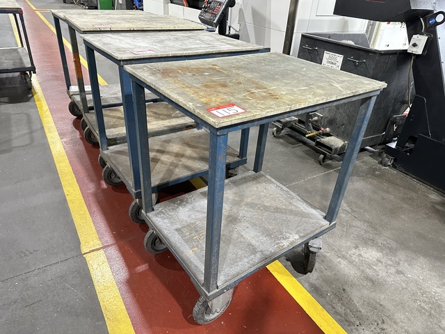 Nylon Topped Mobile Workstation (Qty 4), Size 830 x 630 x 1000mm