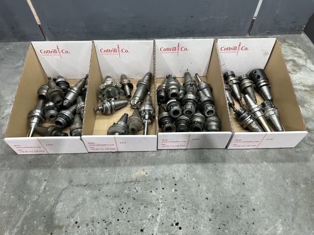 BT40 Spindle Tool Holders with Various Cutter Holding Ends