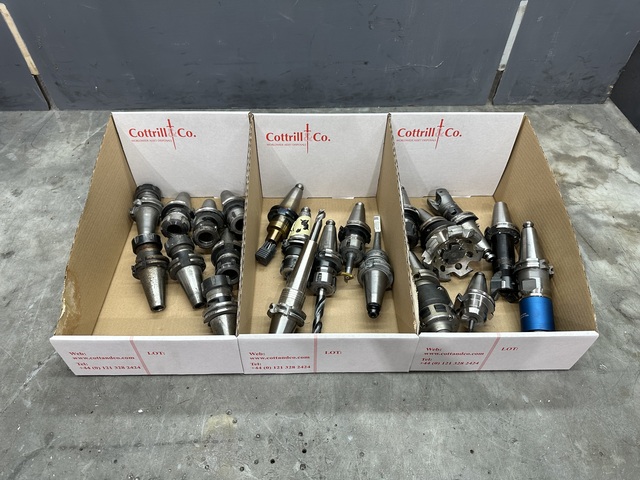 CAT40 Spindle Tool Holders with Various Cutter Holding Ends