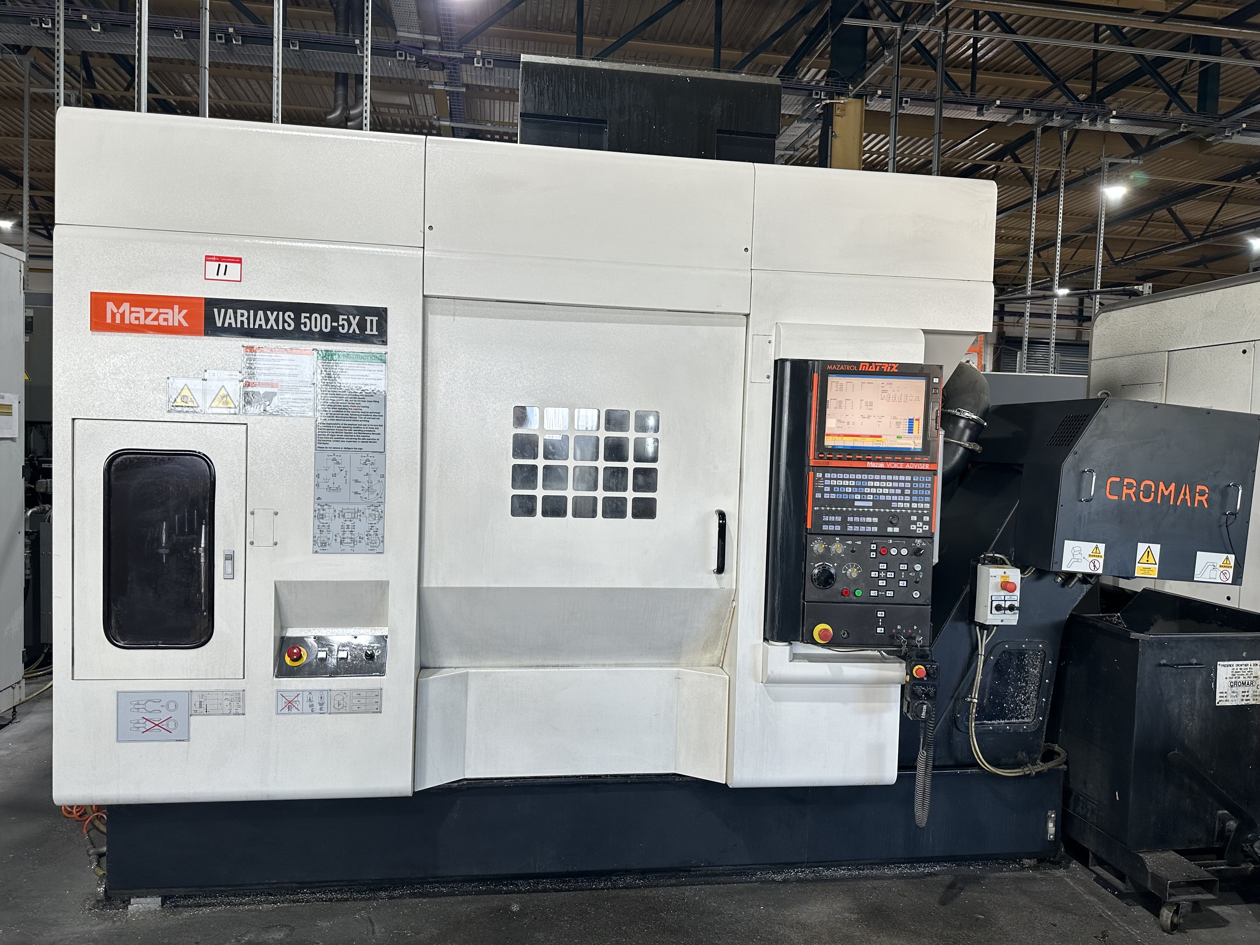 Mazak Variaxis 500-5X II 5 Axis CNC Machining Centre. (2012)