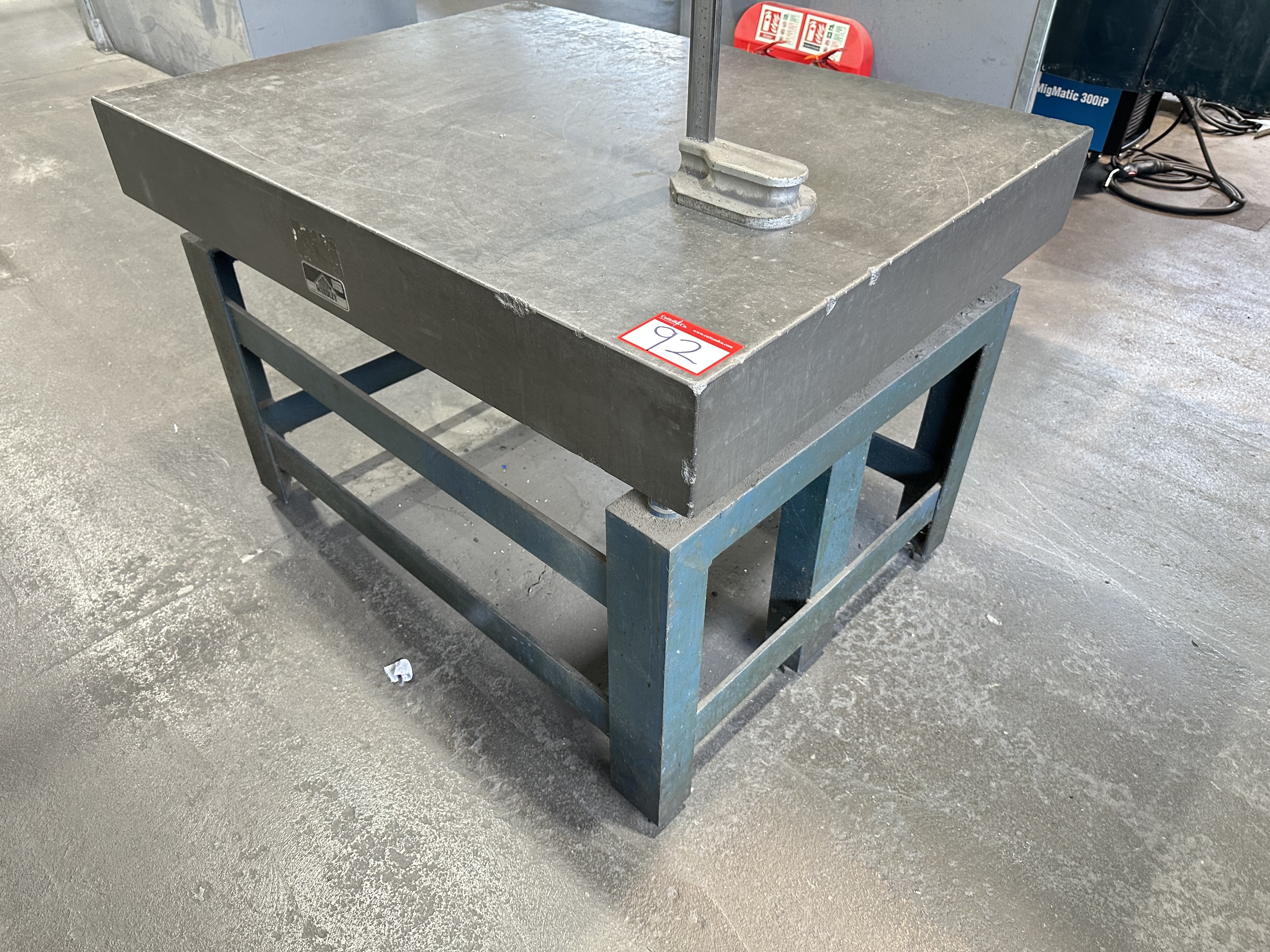 Granite Surface Table, Size 4' x 3' Including 600mm Mitutoyo Height Gauge