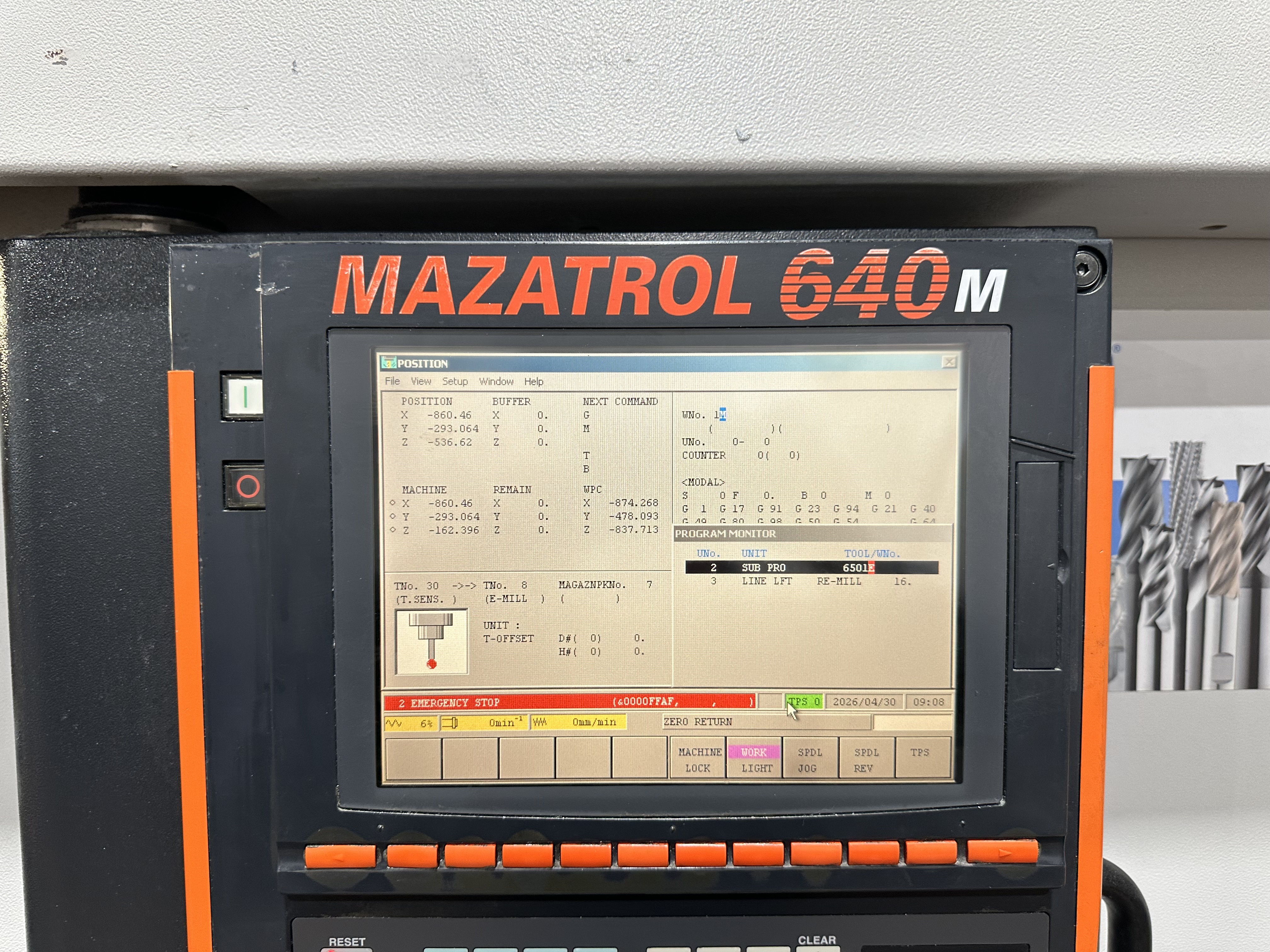 Mazak VTC-300C-II CNC Vertical Machining Centre. (2007)