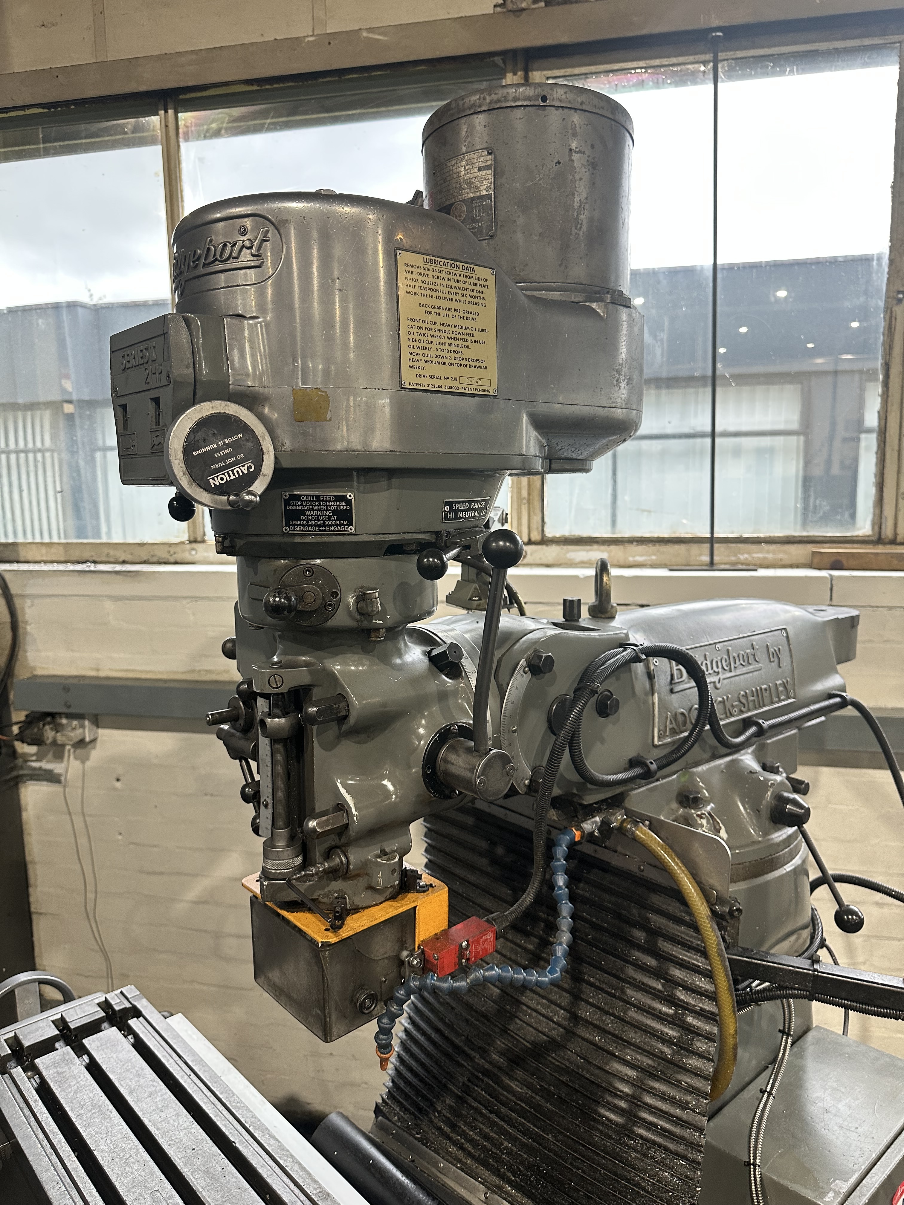 Bridgeport Series 1 2Hp Turret Head Milling Machine
