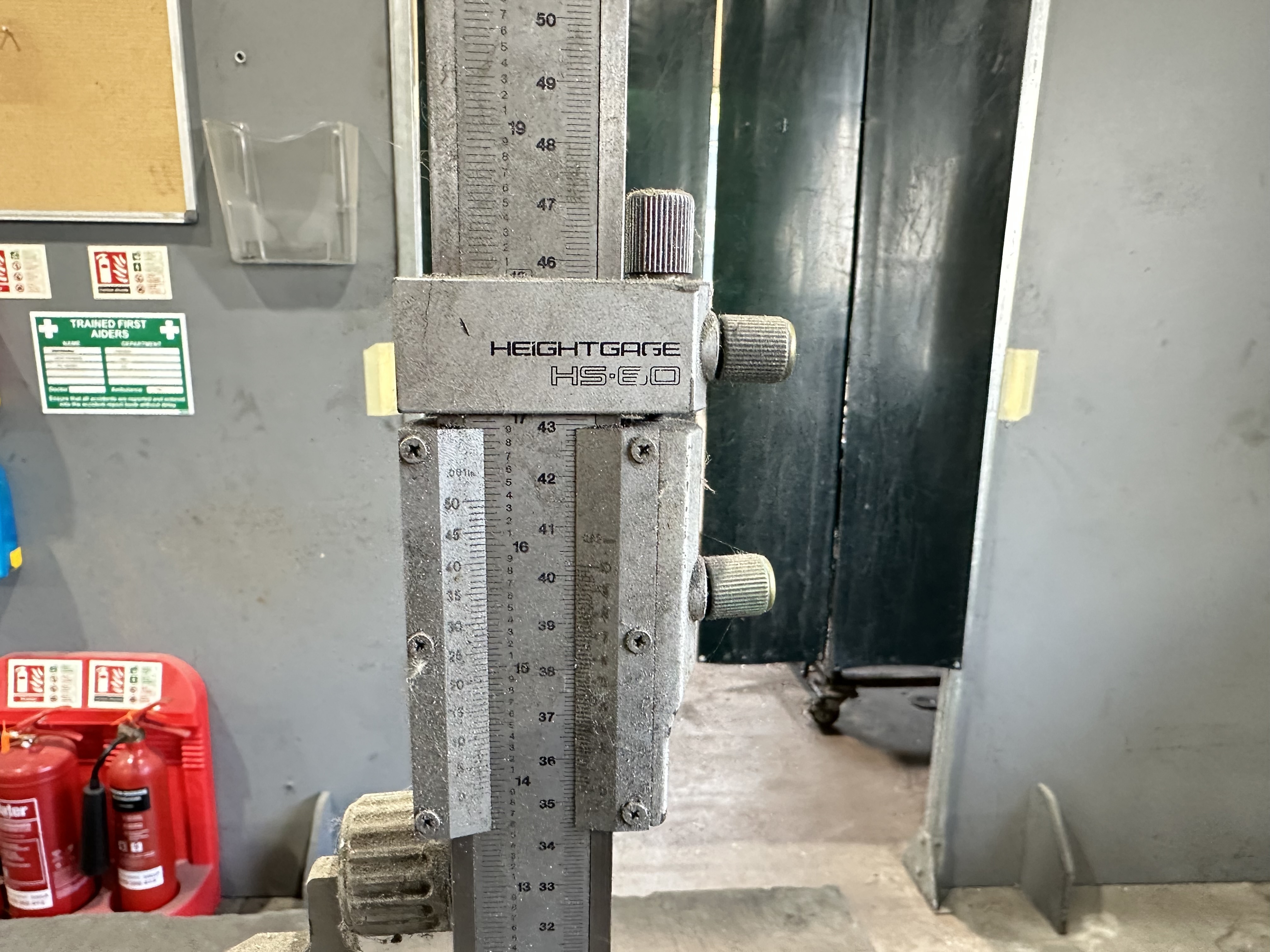Granite Surface Table, Size 4' x 3' Including 600mm Mitutoyo Height Gauge