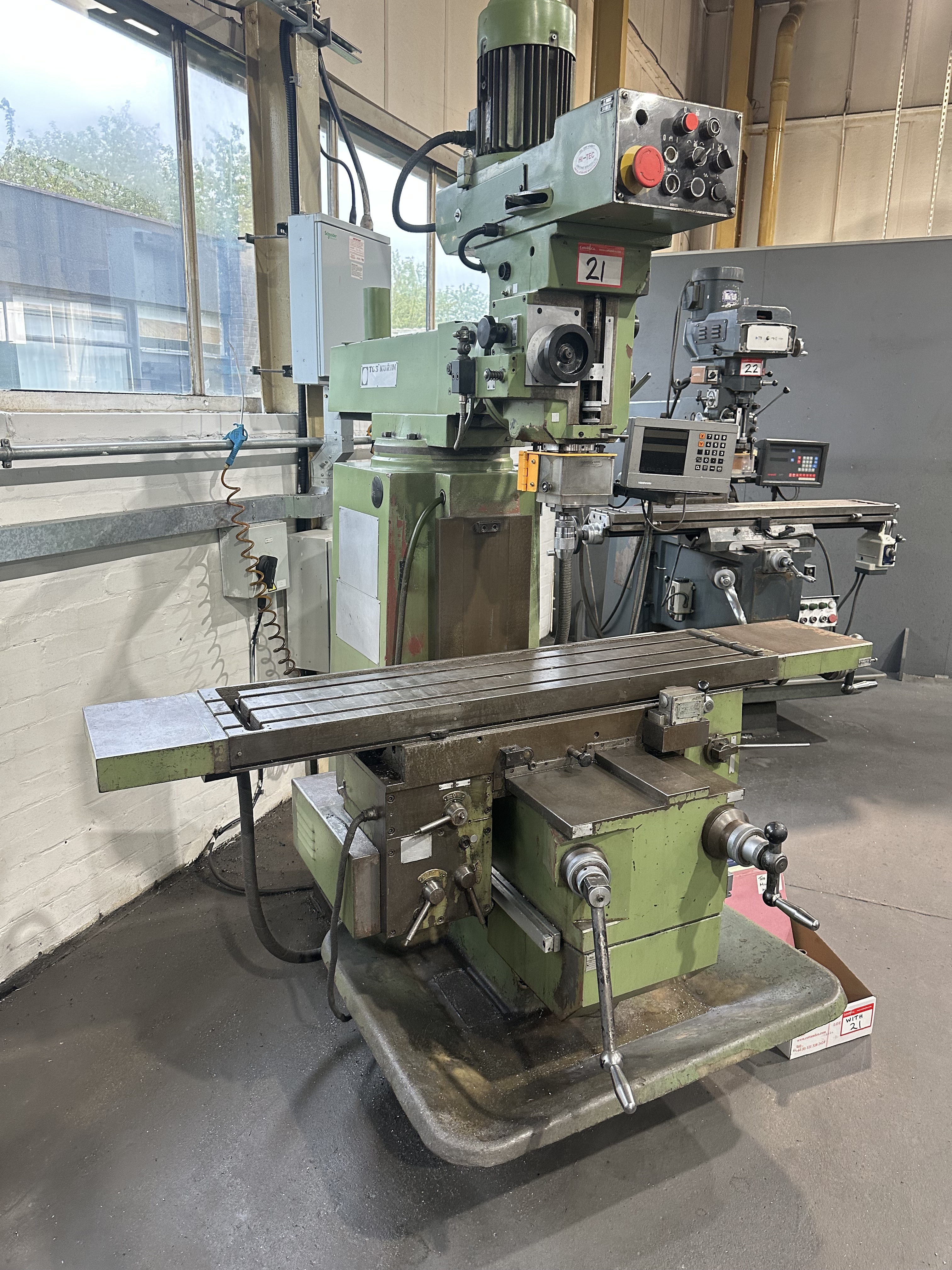 TOS Kurim FNK 25A Knee Type Turret Head Milling Machine (1995)