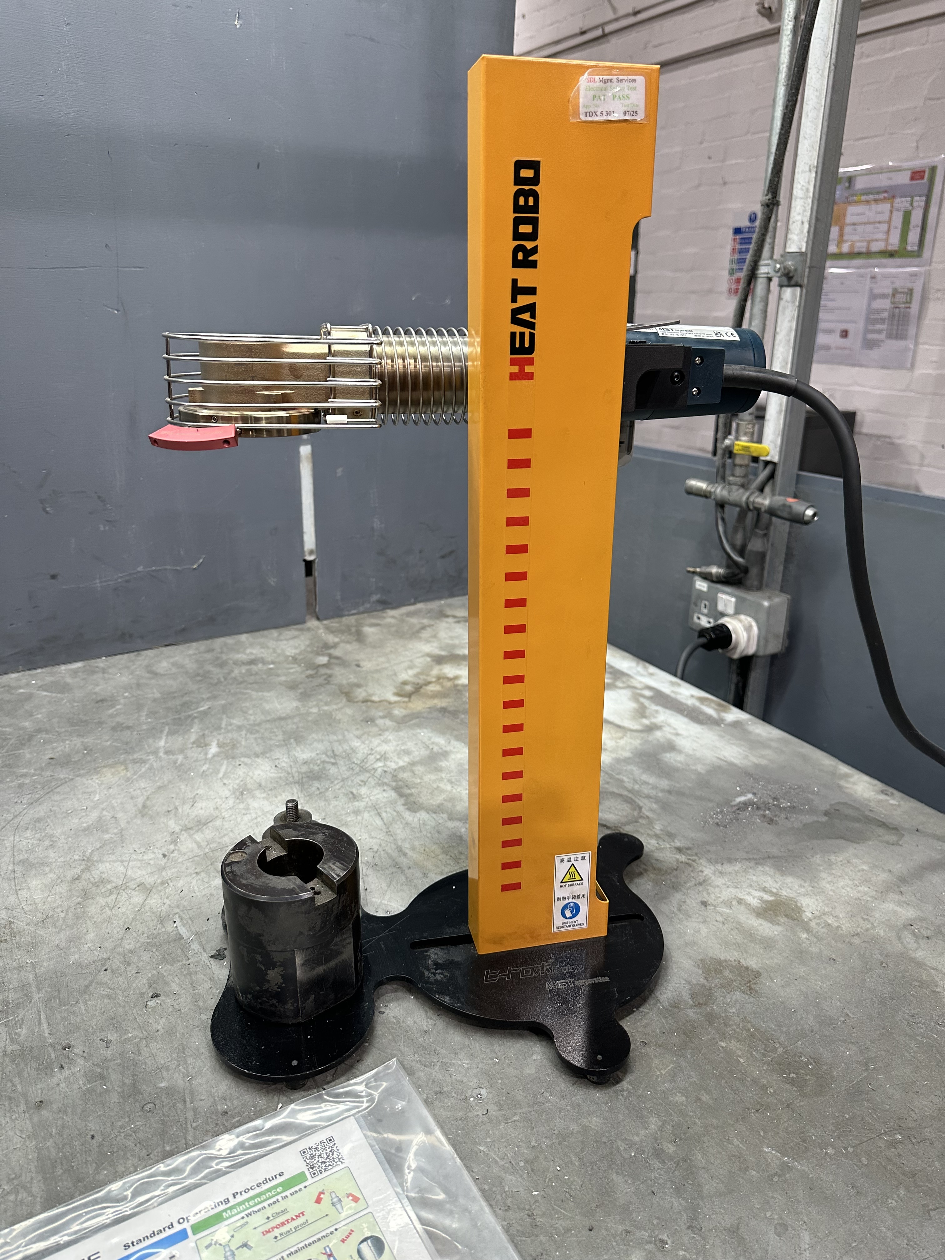 MST Corp Shrink Fit Holder System, Slimline Heat Gun on Stand 