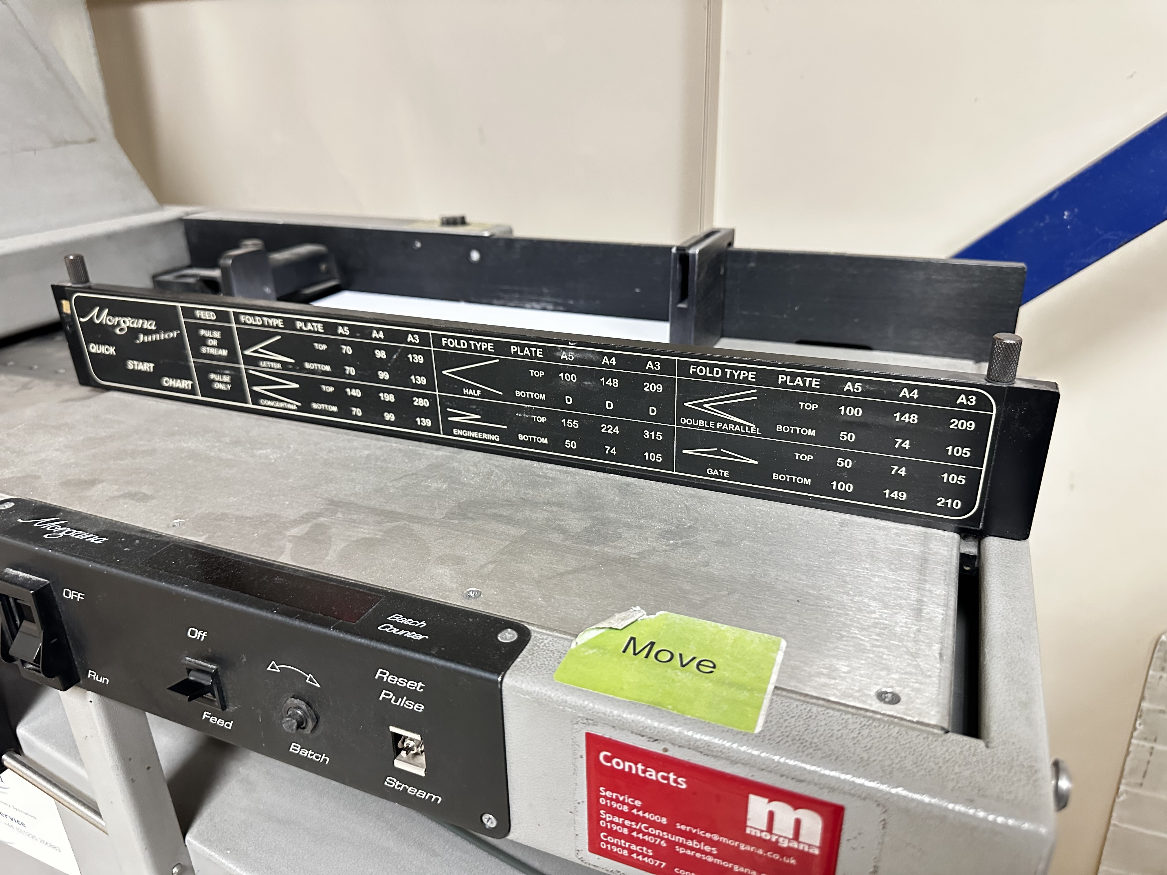 Morgana Junior Folder 90422 Batch Folding Machine