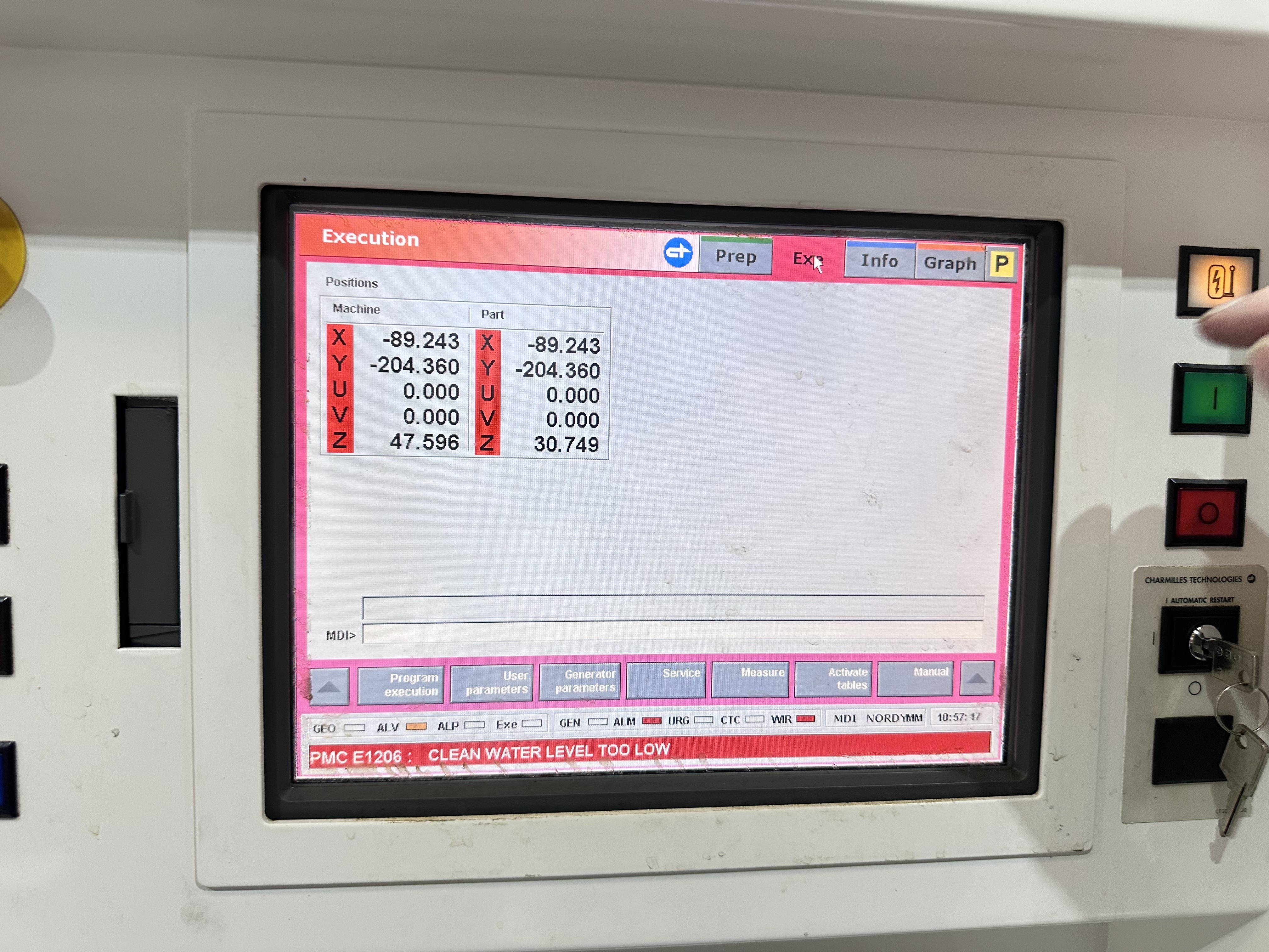 Charmilles Robofil 440-CC Wire-Cut Electro-Discharge Machine. (2002)