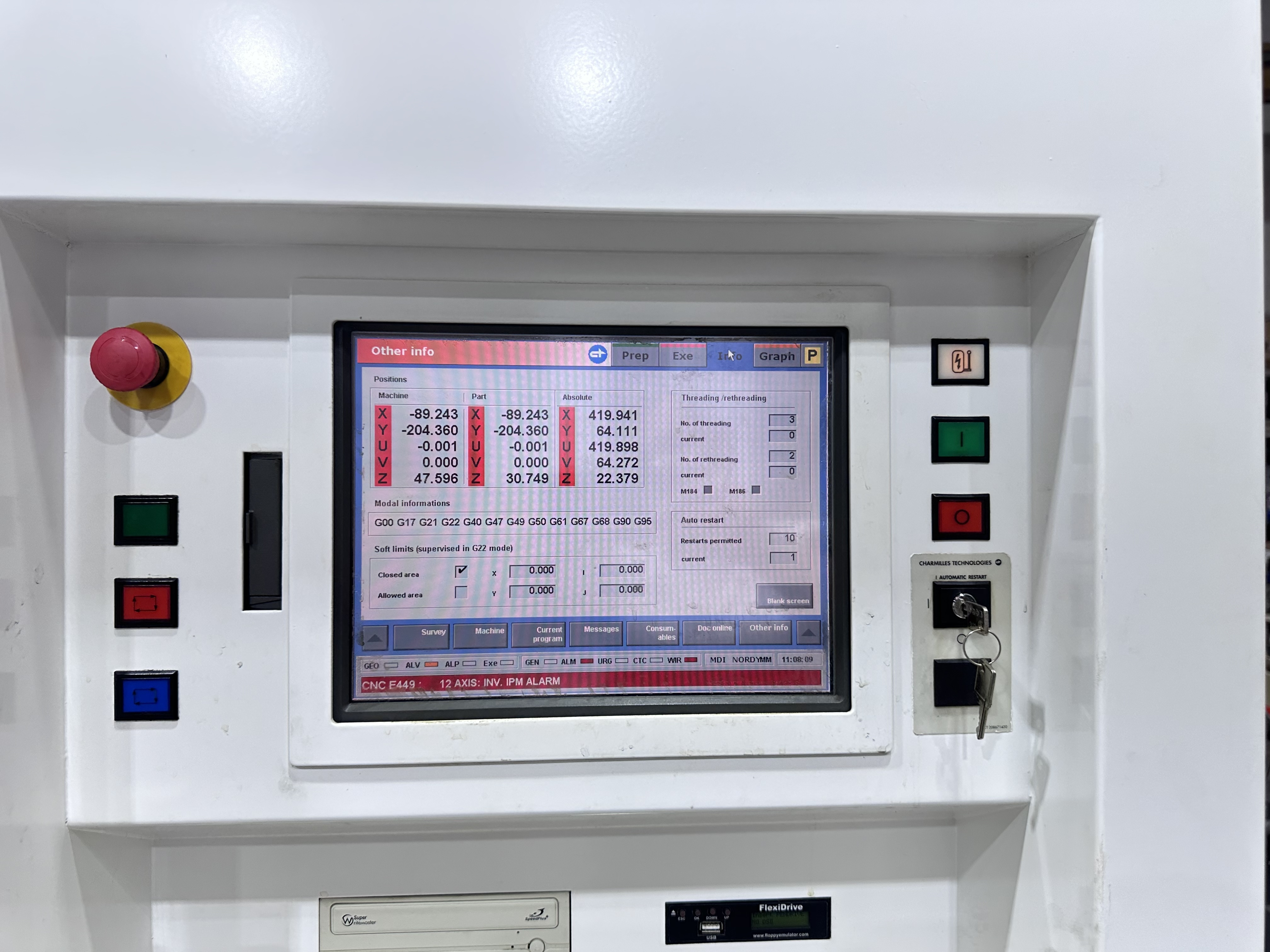 Charmilles Robofil 440-CC Wire-Cut Electro-Discharge Machine. (2002)