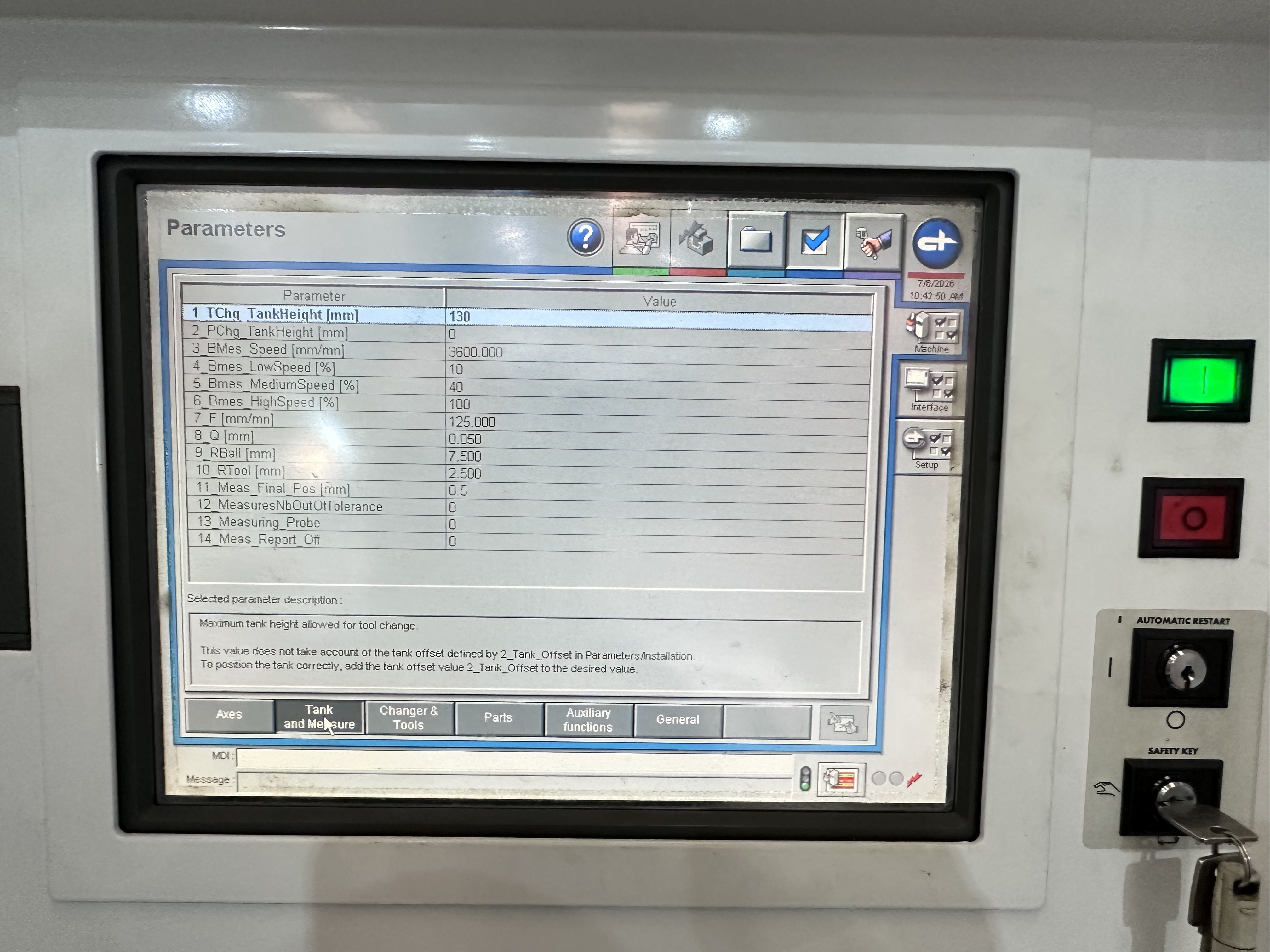 Charmilles FO 350 S Die-Sink Electro-Discharge Machine. (2008)