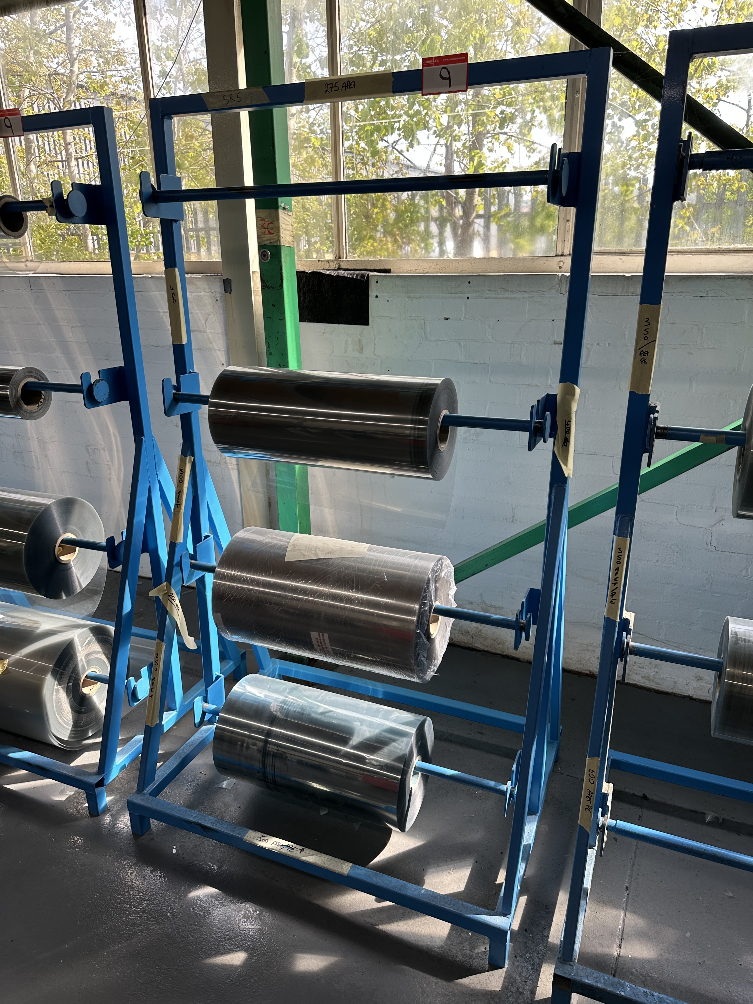 (8) x Material / Film Reel Stands