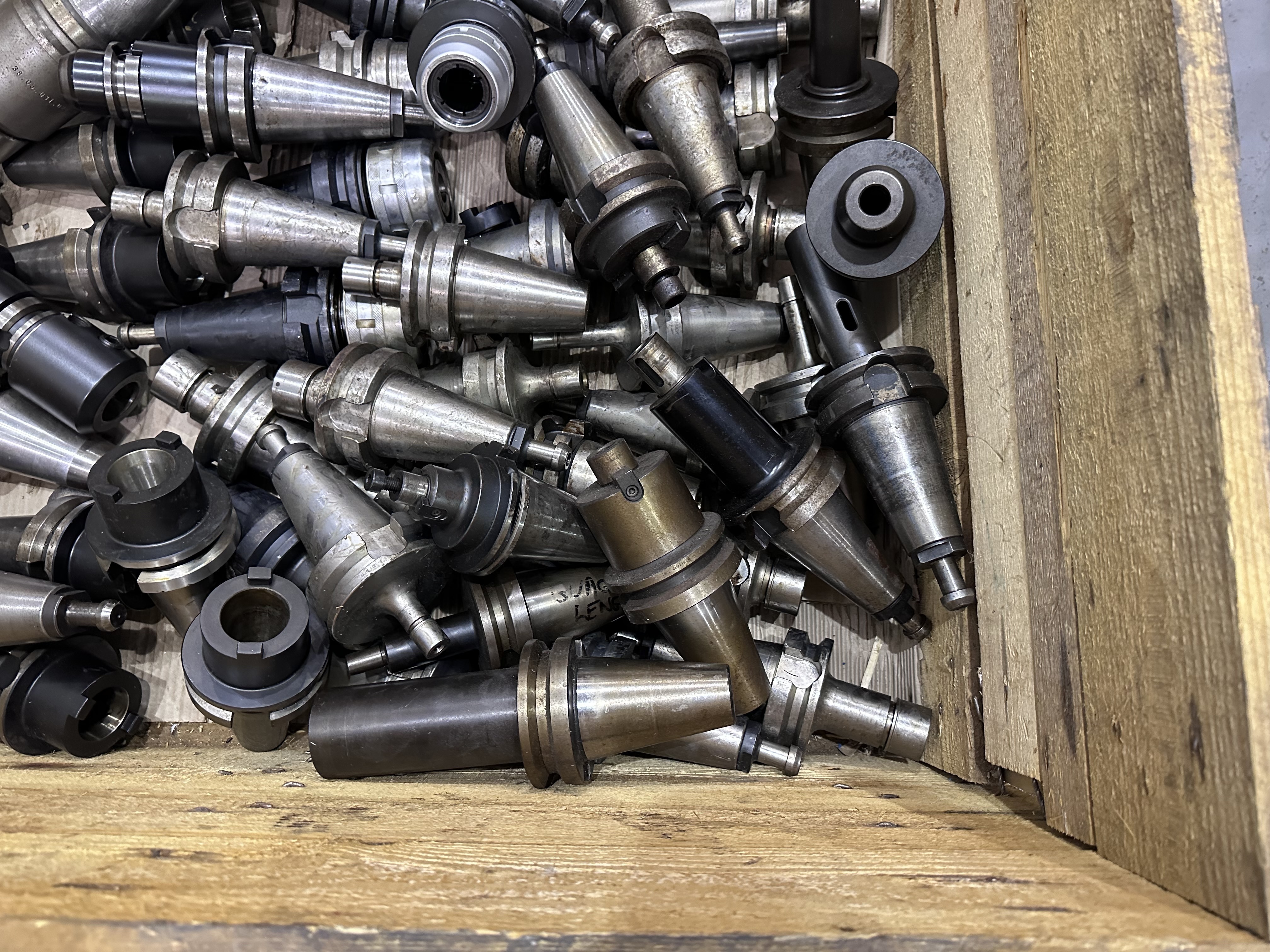 BT50 Spindle Tool Holders in Various Tool Holding Types